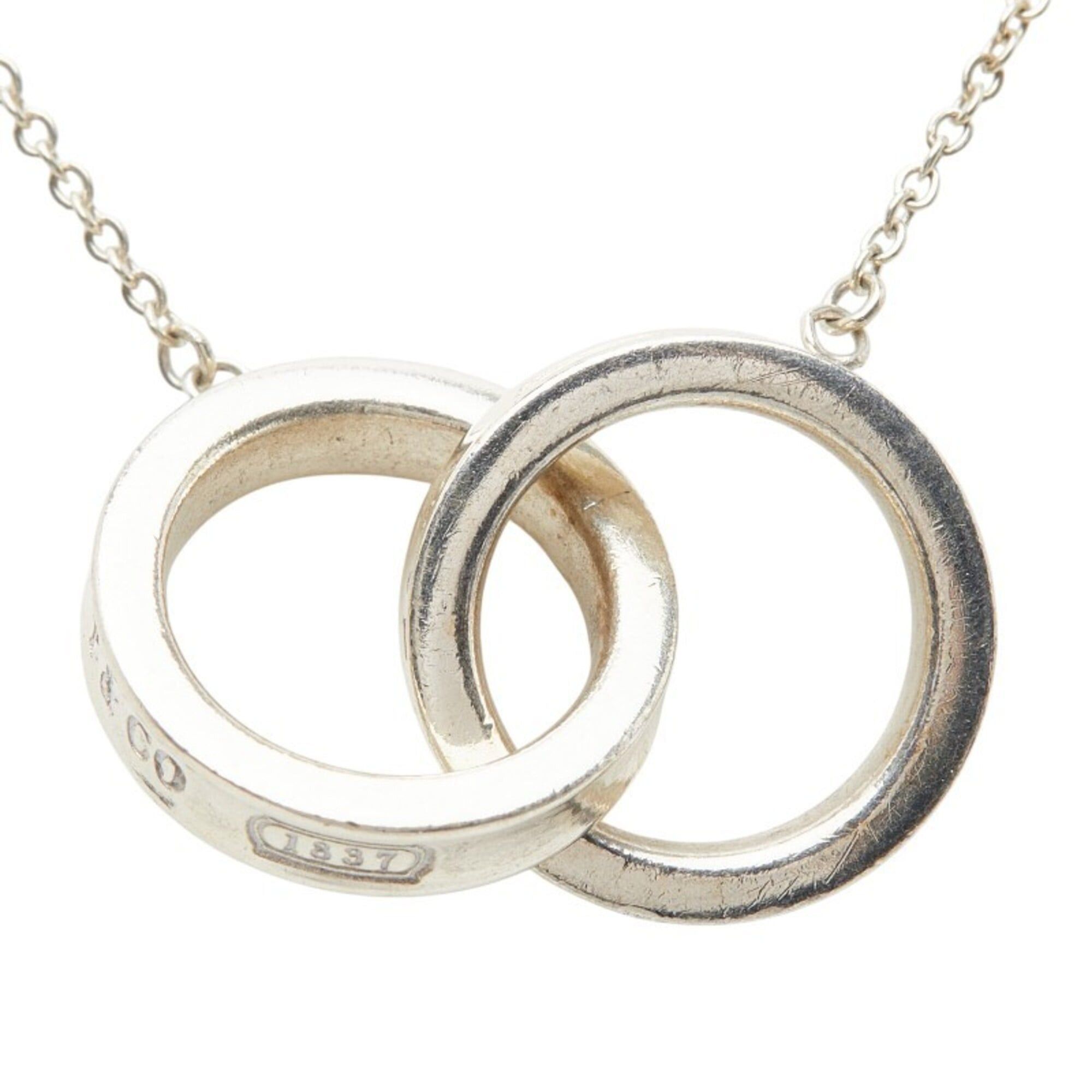 Tiffany & Co. Tiffany & Co. 1837 Interlocking Circle Necklace, SV925 Silver, Women's. Size ONE SIZE - 3 Thumbnail