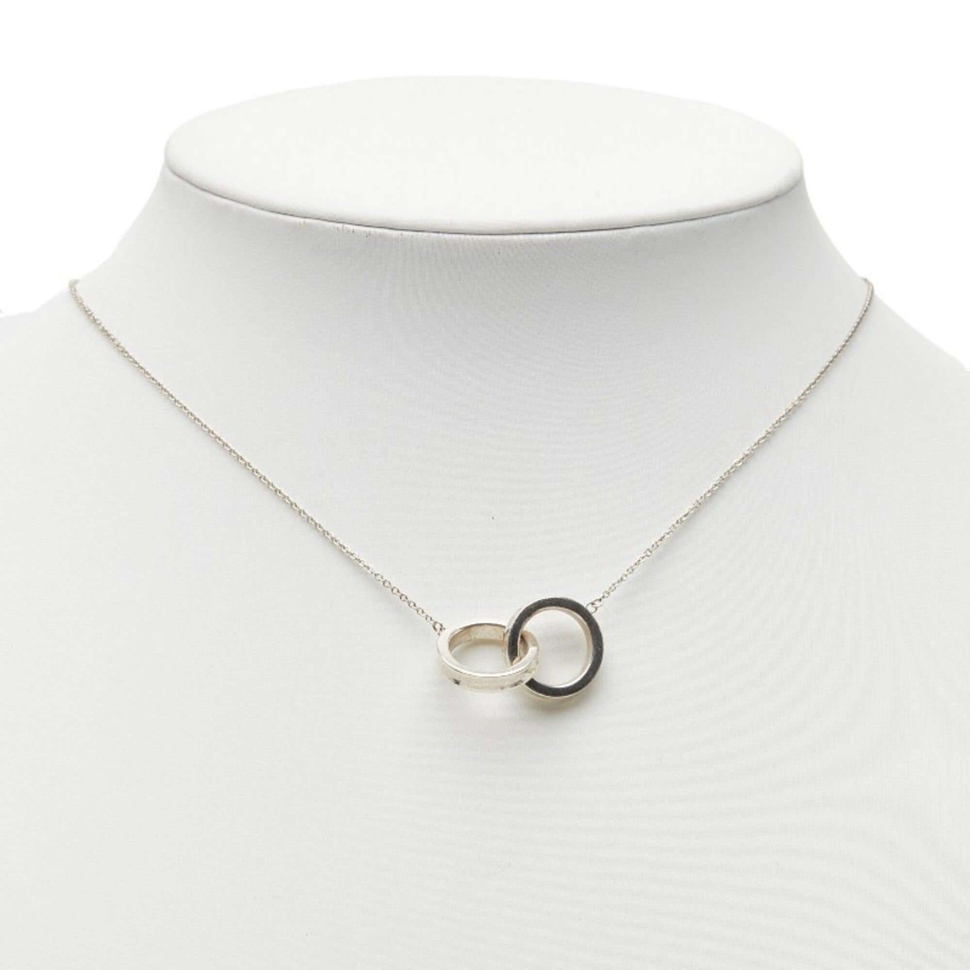 Tiffany & Co. Tiffany & Co. 1837 Interlocking Circle Necklace, SV925 Silver, Women's. Size ONE SIZE - 9 Thumbnail