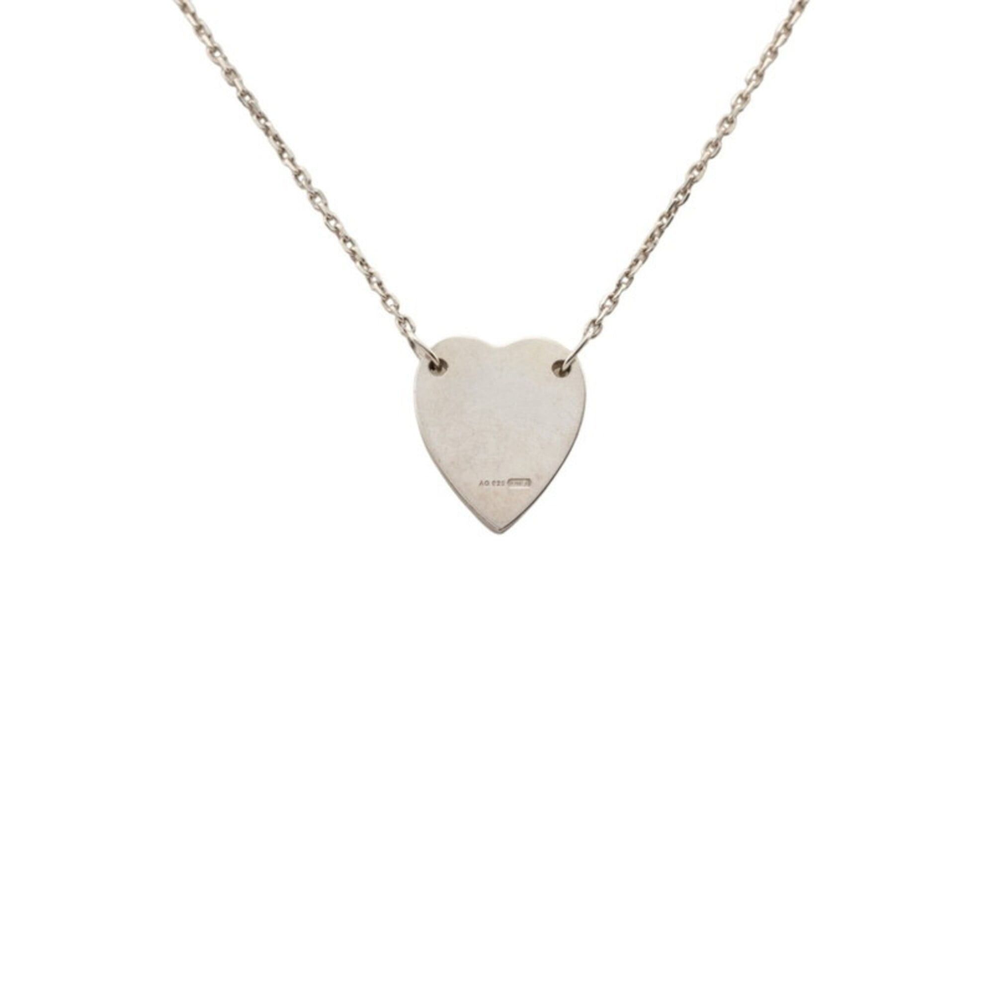 Gucci Gucci Heart Necklace SV925 Silver Women's GUCCI Size ONE SIZE - 2 Thumbnail