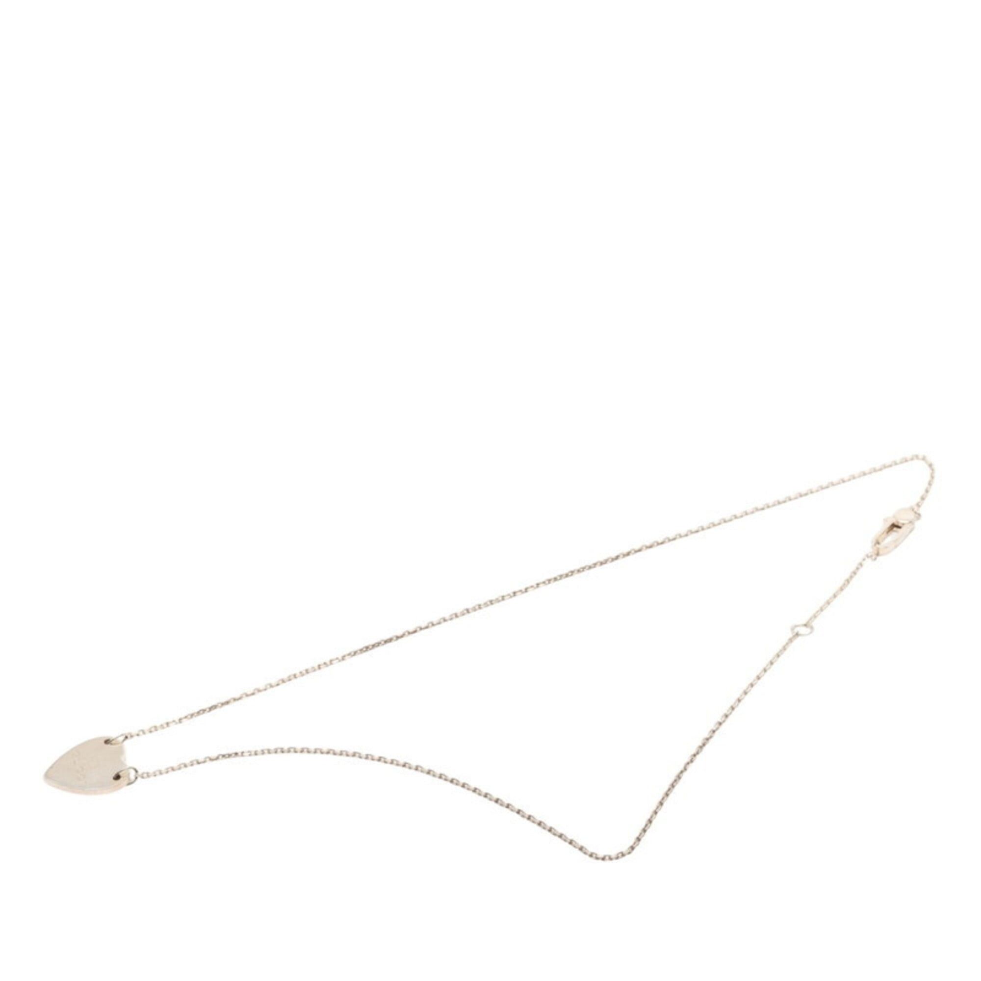 Gucci Gucci Heart Necklace SV925 Silver Women's GUCCI Size ONE SIZE - 3 Thumbnail