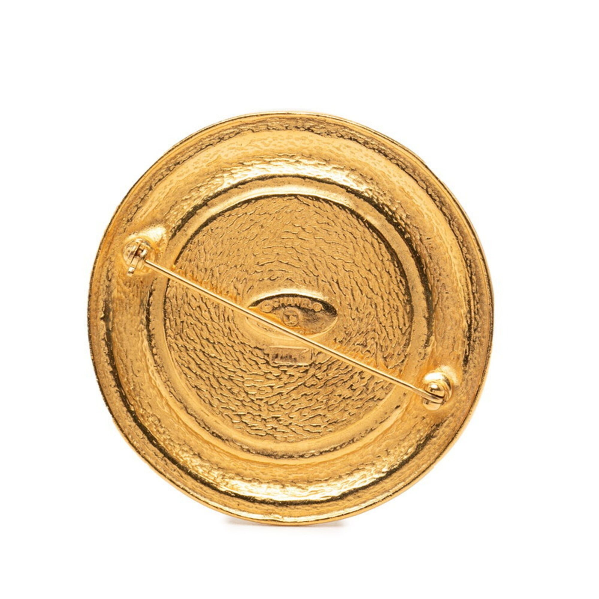 Chanel Chanel Coco Mark 31 RUE CAMBON PARIS Brooch Gold Plated Women's CHANEL Size ONE SIZE - 2 Thumbnail