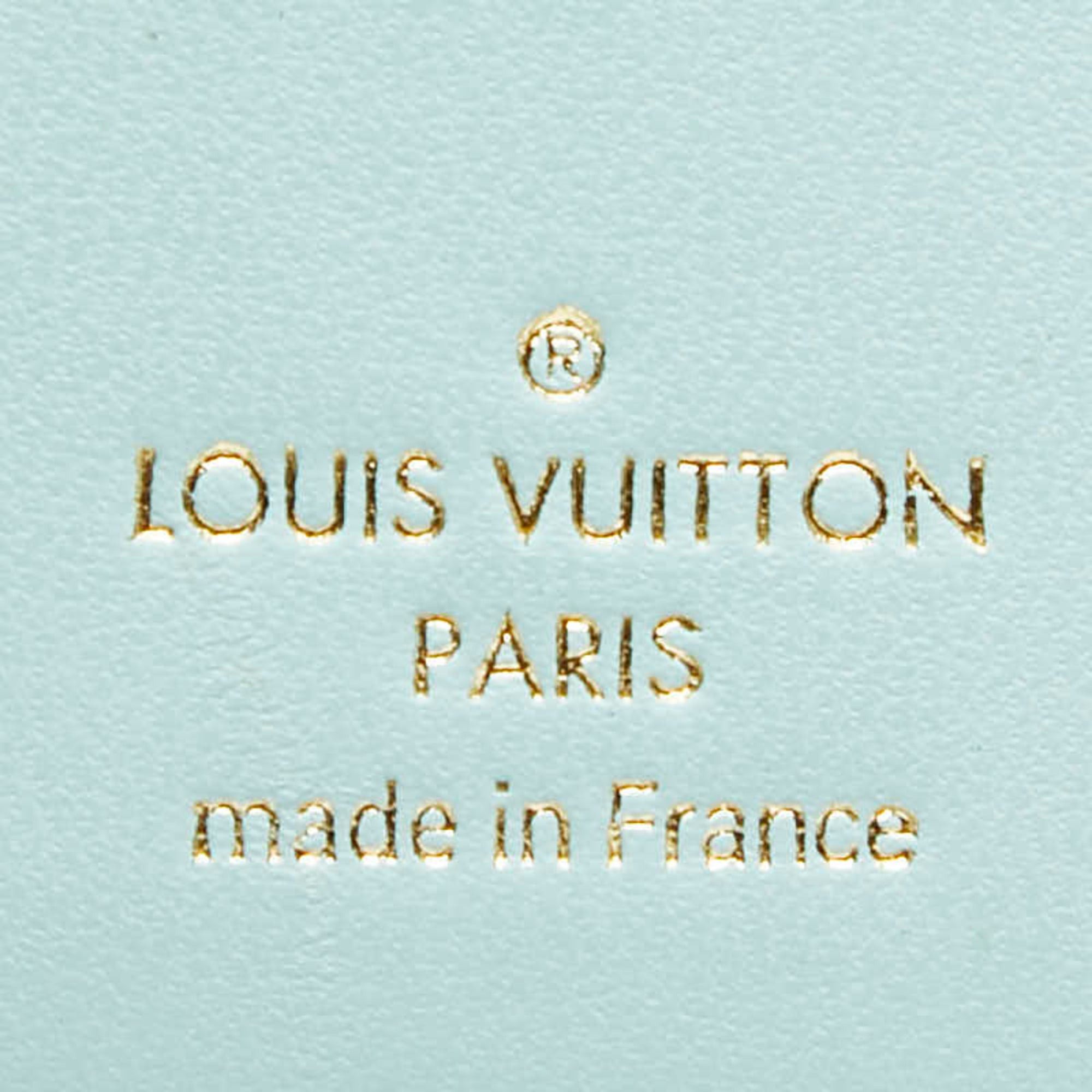 Louis Vuitton Louis Vuitton Vertical Long Wallet, M81367, Beige Taurillon Leather, Women's. Size ONE SIZE - 8 Thumbnail