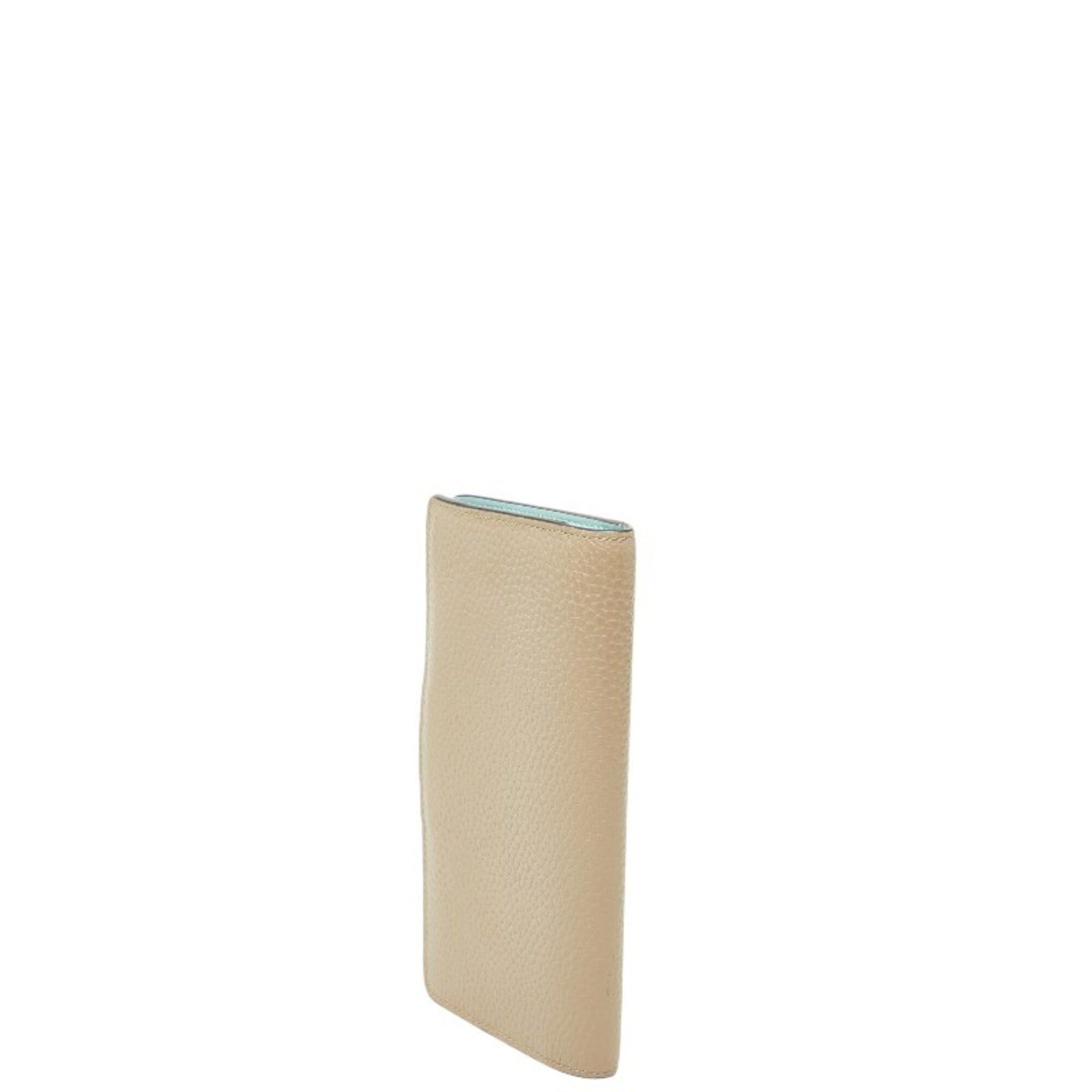 Louis Vuitton Louis Vuitton Vertical Long Wallet, M81367, Beige Taurillon Leather, Women's. Size ONE SIZE - 2 Thumbnail