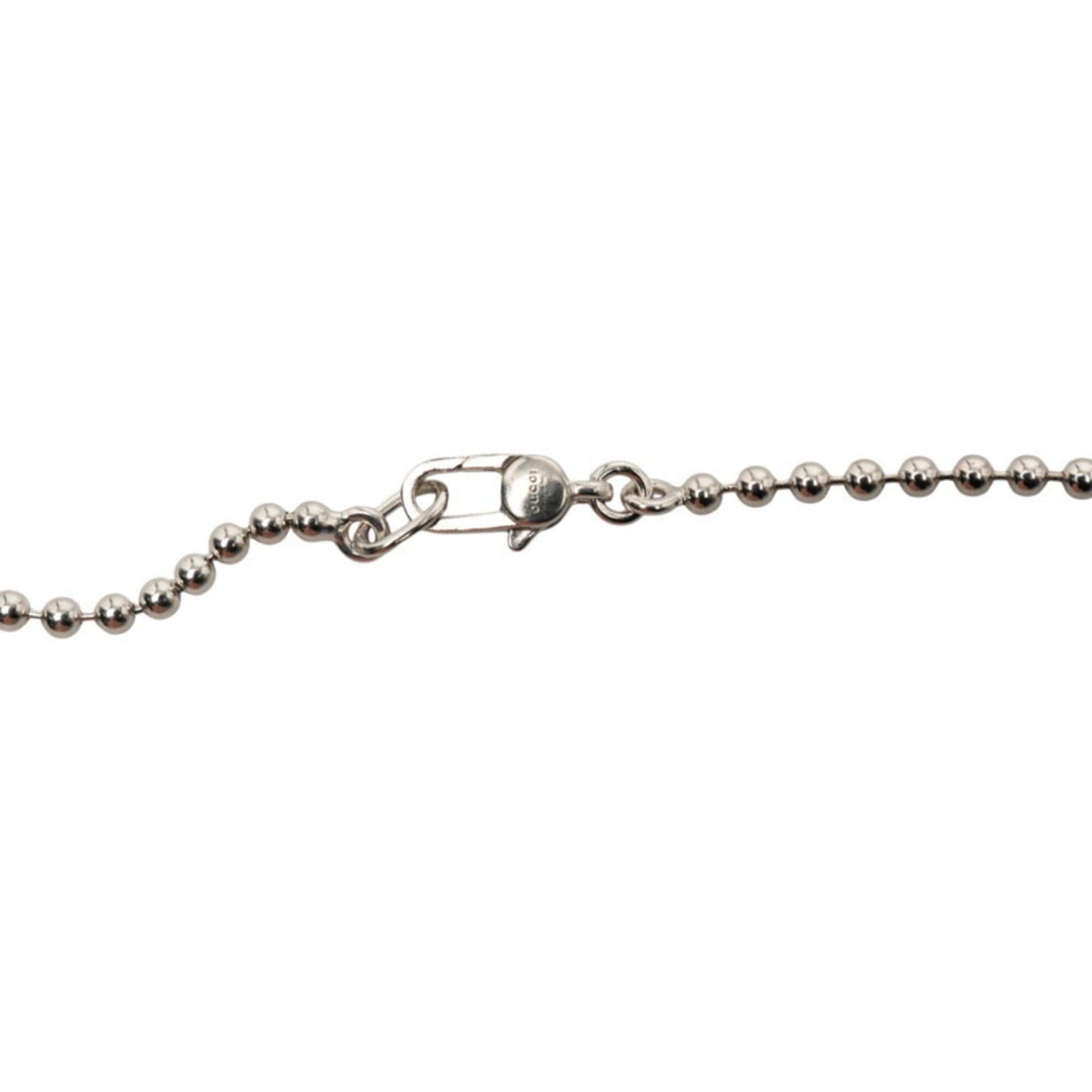 Gucci Gucci Heart Necklace Ball Chain SV925 Silver Women's GUCCI Size ONE SIZE - 4 Thumbnail