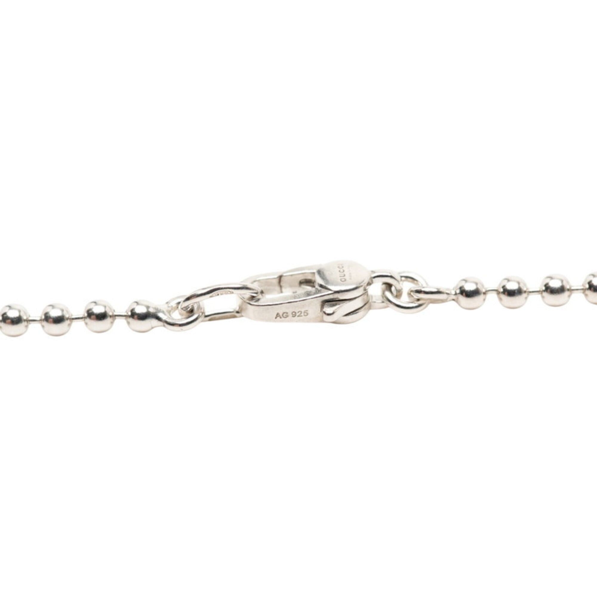 Gucci Gucci Heart Necklace Ball Chain SV925 Silver Women's GUCCI Size ONE SIZE - 5 Thumbnail