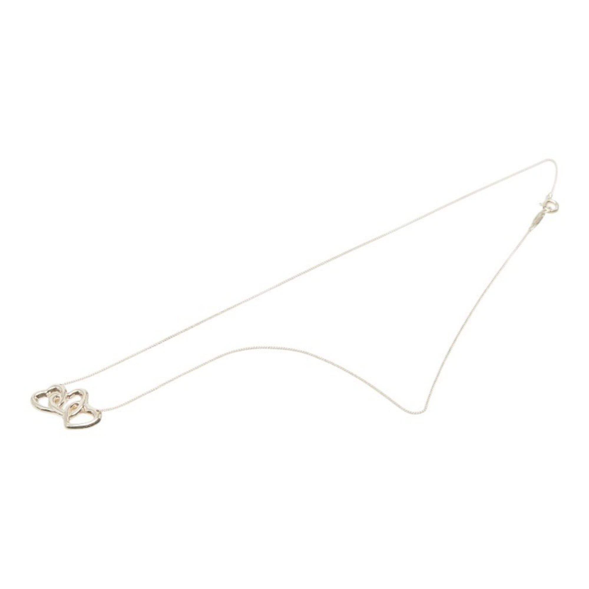 Tiffany & Co. Tiffany & Co. Triple Open Heart Necklace, SV925 Silver, Women's. Size ONE SIZE - 4 Thumbnail