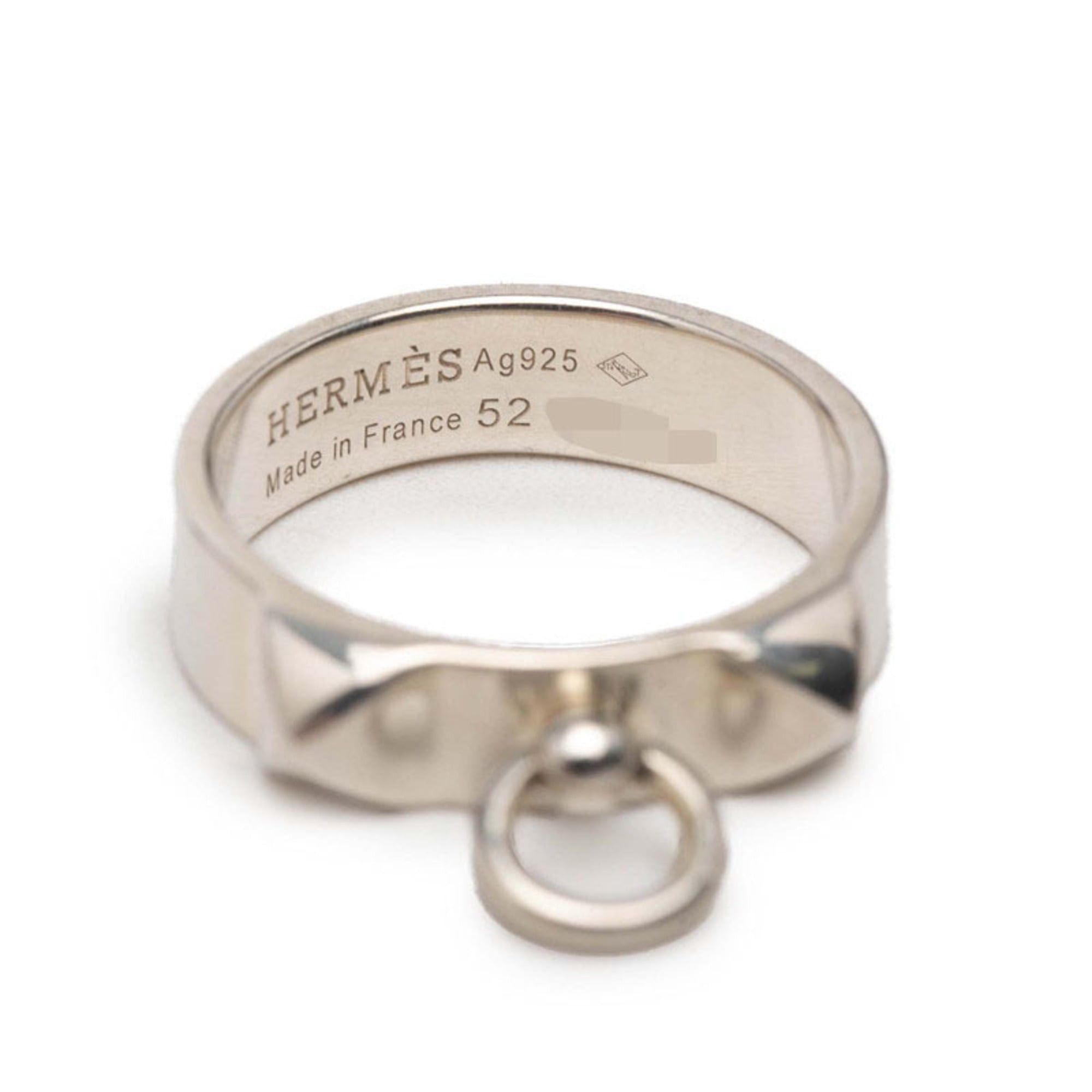 Hermes Hermes Collier de Chien PM Ring, Size #52, SV925 Silver, Women's. Size ONE SIZE - 4 Thumbnail