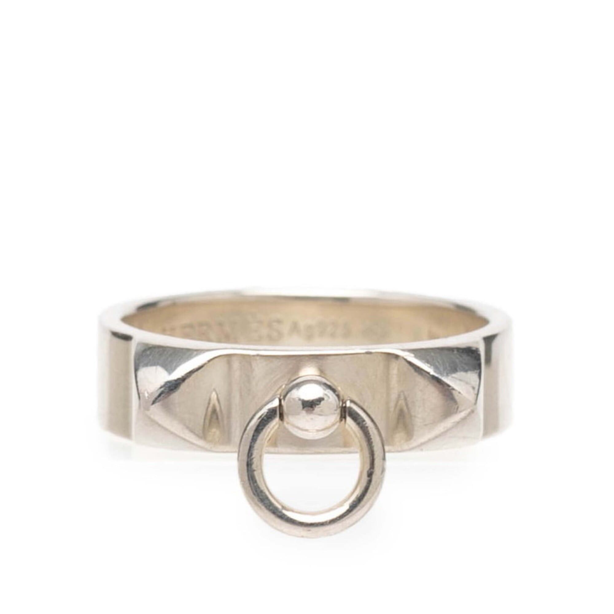Hermes Hermes Collier de Chien PM Ring, Size #52, SV925 Silver, Women's. Size ONE SIZE - 2 Thumbnail