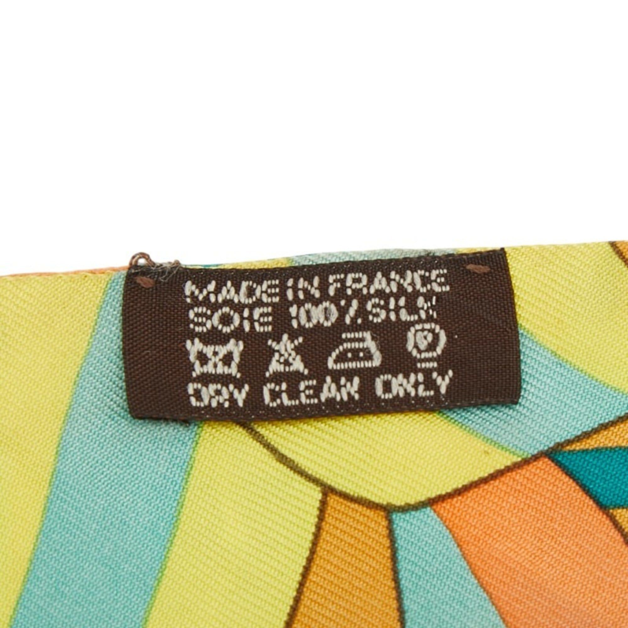 Hermes Hermes Twilly Sangle Scarf Muffler Multicolor Silk Women's HERMES Size ONE SIZE - 4 Thumbnail