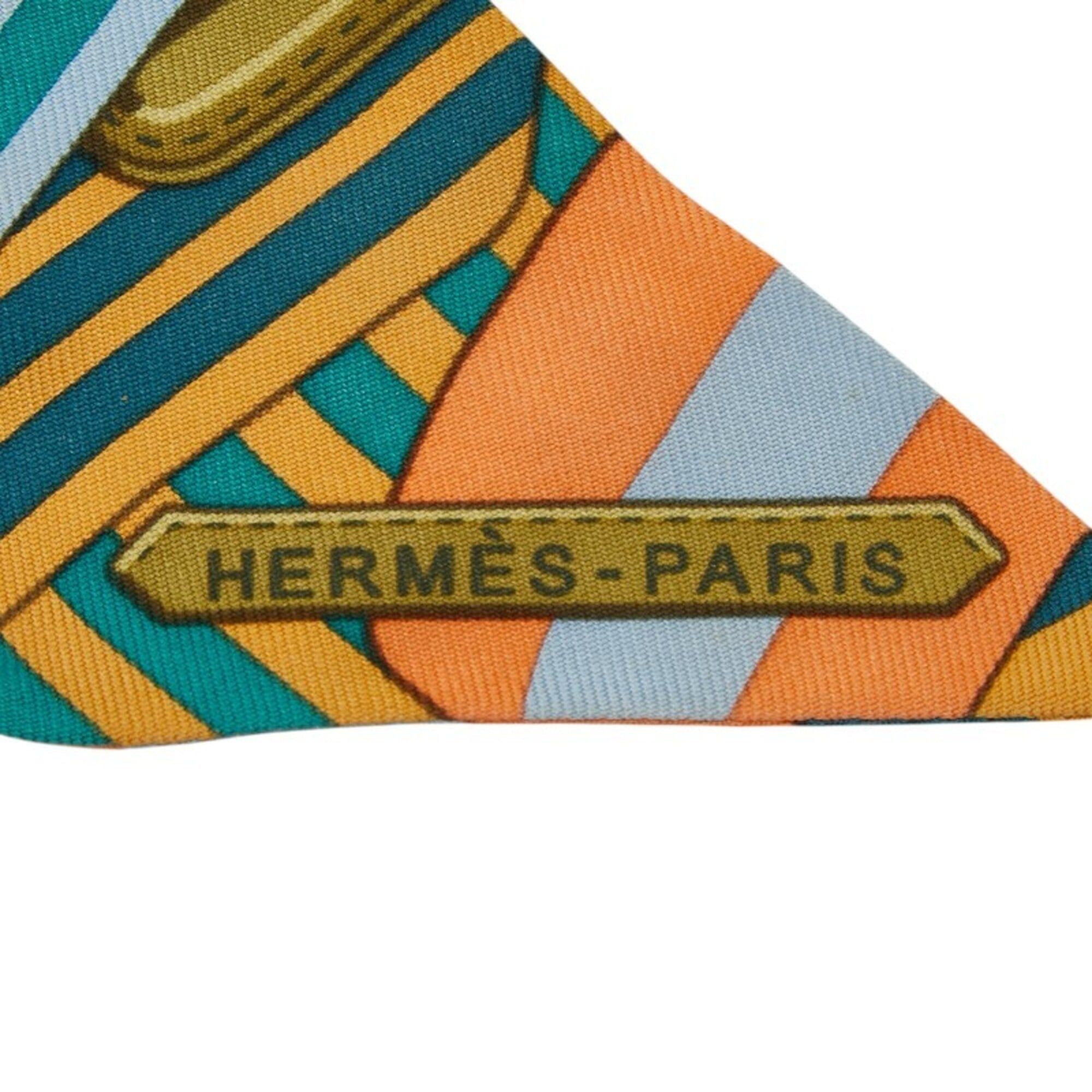 Hermes Hermes Twilly Sangle Scarf Muffler Multicolor Silk Women's HERMES Size ONE SIZE - 3 Thumbnail