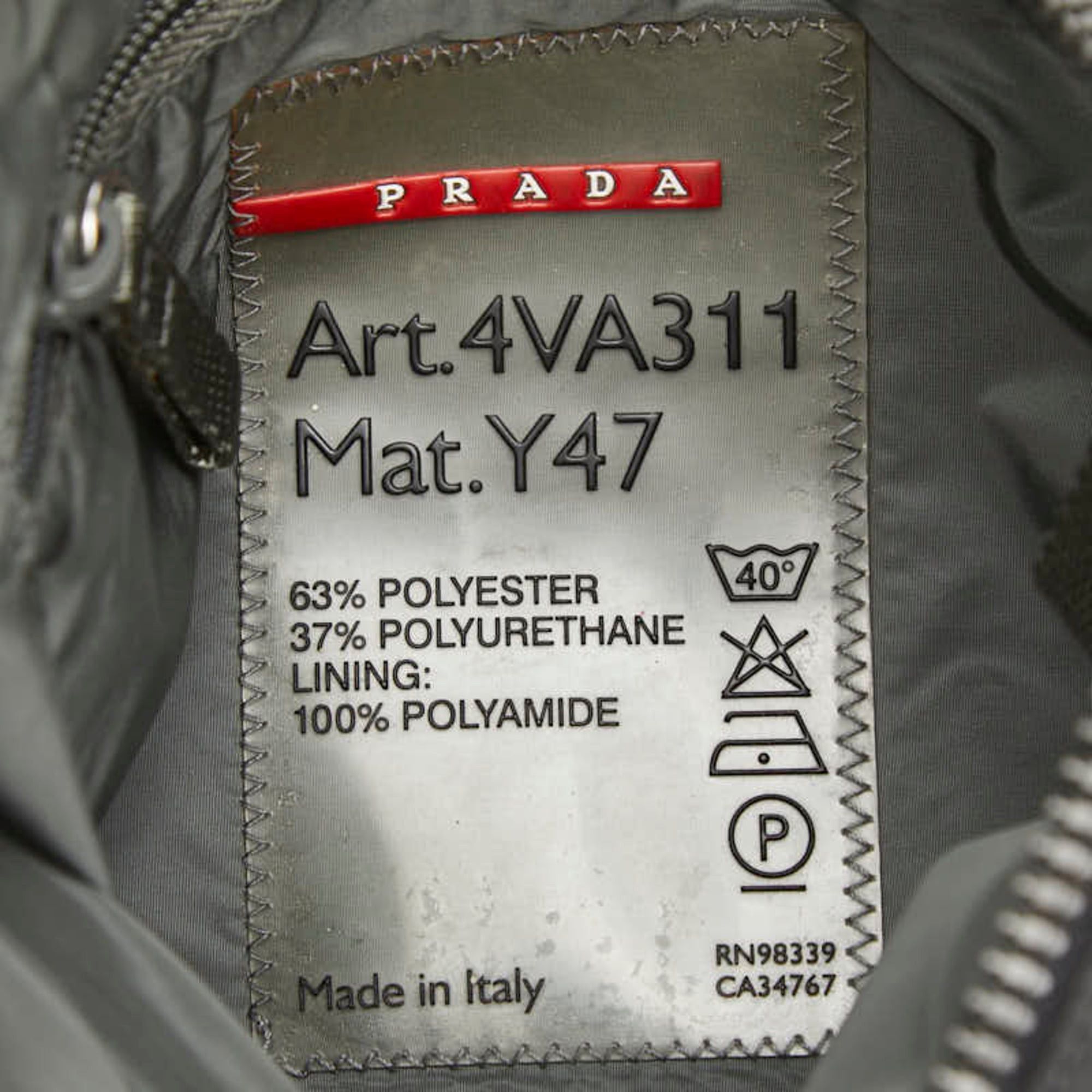 Prada Pradasports Prada Sport Crossbody Shoulder Bag, Gray Nylon, Women's PRADA SPORTS Size ONE SIZE - 9 Thumbnail
