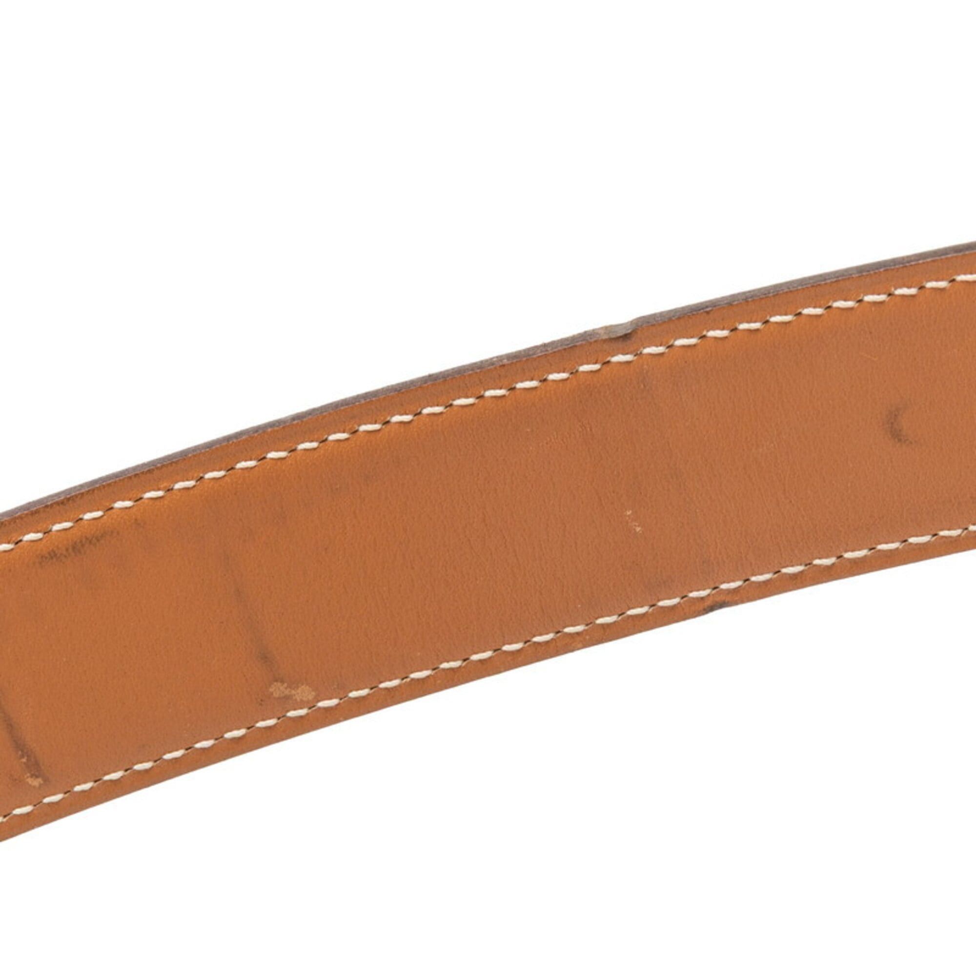 Hermes Hermes H-plate belt, size 85, black leather, women's. Size ONE SIZE - 6 Thumbnail