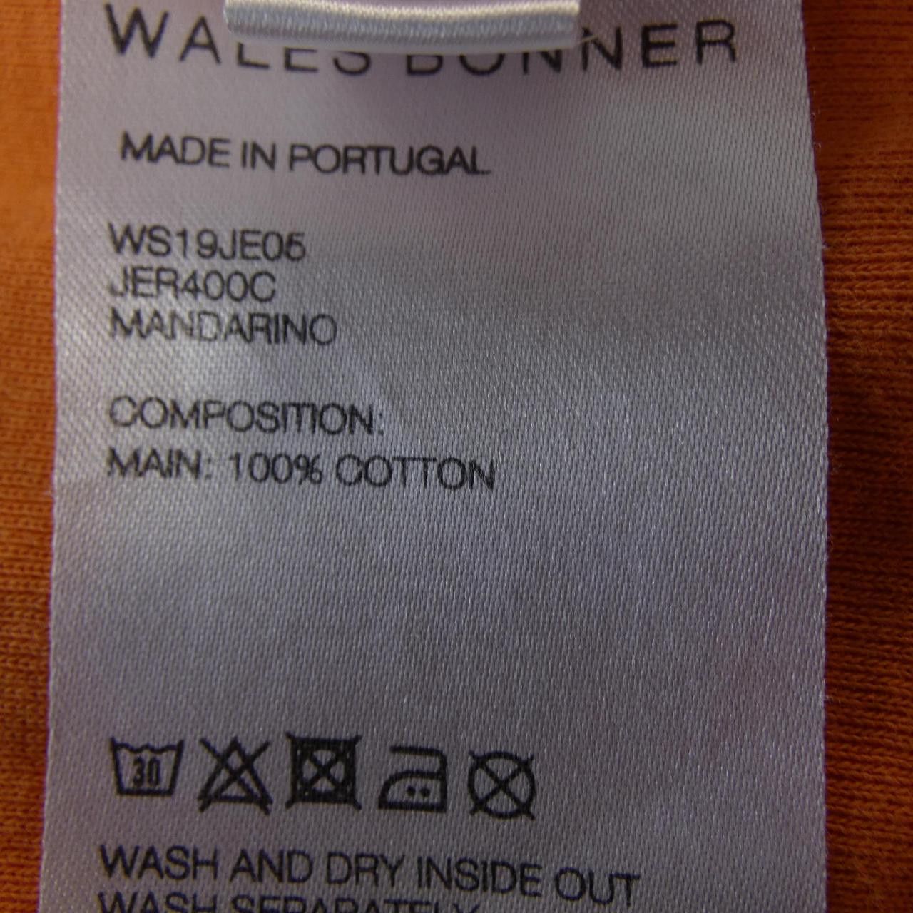 Other Other Wales Bonner Cotton T Shirt Textile T-Shirts DUTY FREE for USA Size ONE SIZE - 3 Thumbnail