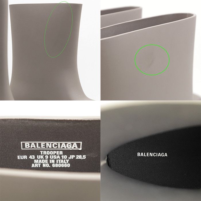Balenciaga Balenciaga Balenciaga TROOPER Rubber Boots Plastic / Synthetic Shoes 680660 DUTY FREE for USA Size ONE SIZE - 9 Thumbnail