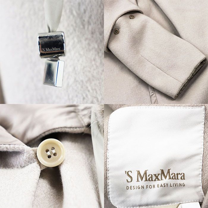 Max Mara Max Mara S Max Mara reversible wool angora rabbit fur hooded coat Textile Outerwear DUTY FREE for USA Size ONE SIZE - 9 Thumbnail