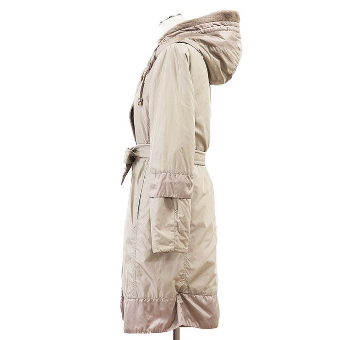 Max Mara Max Mara S Max Mara reversible wool angora rabbit fur hooded coat Textile Outerwear DUTY FREE for USA Size ONE SIZE - 18 Thumbnail