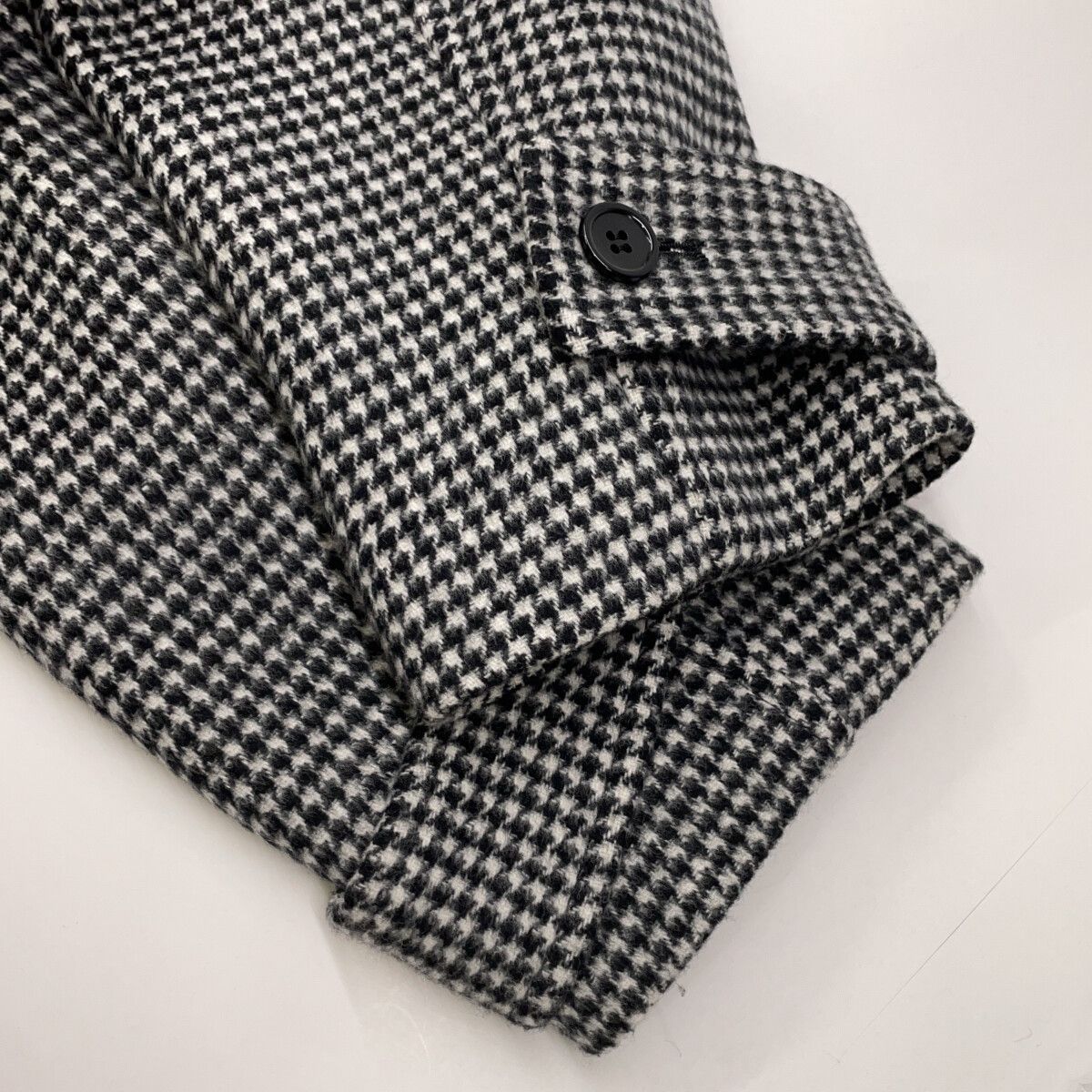 Other Other IENA Houndstooth Geelong Lamb Coat Textile Outerwear DUTY FREE for USA Size ONE SIZE - 6 Thumbnail