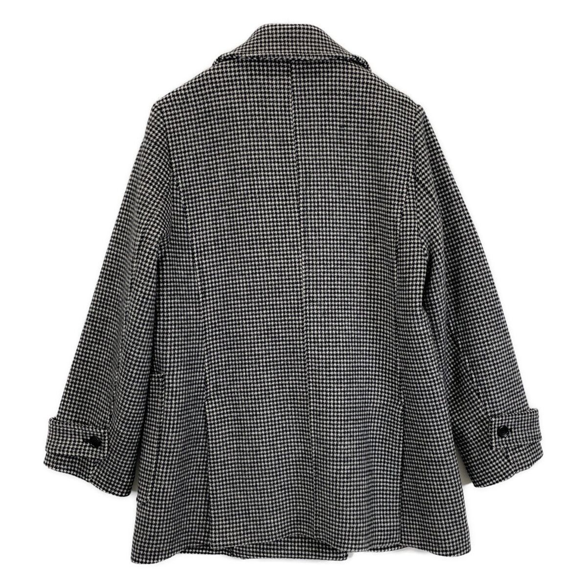 Other Other IENA Houndstooth Geelong Lamb Coat Textile Outerwear DUTY FREE for USA Size ONE SIZE - 2 Thumbnail