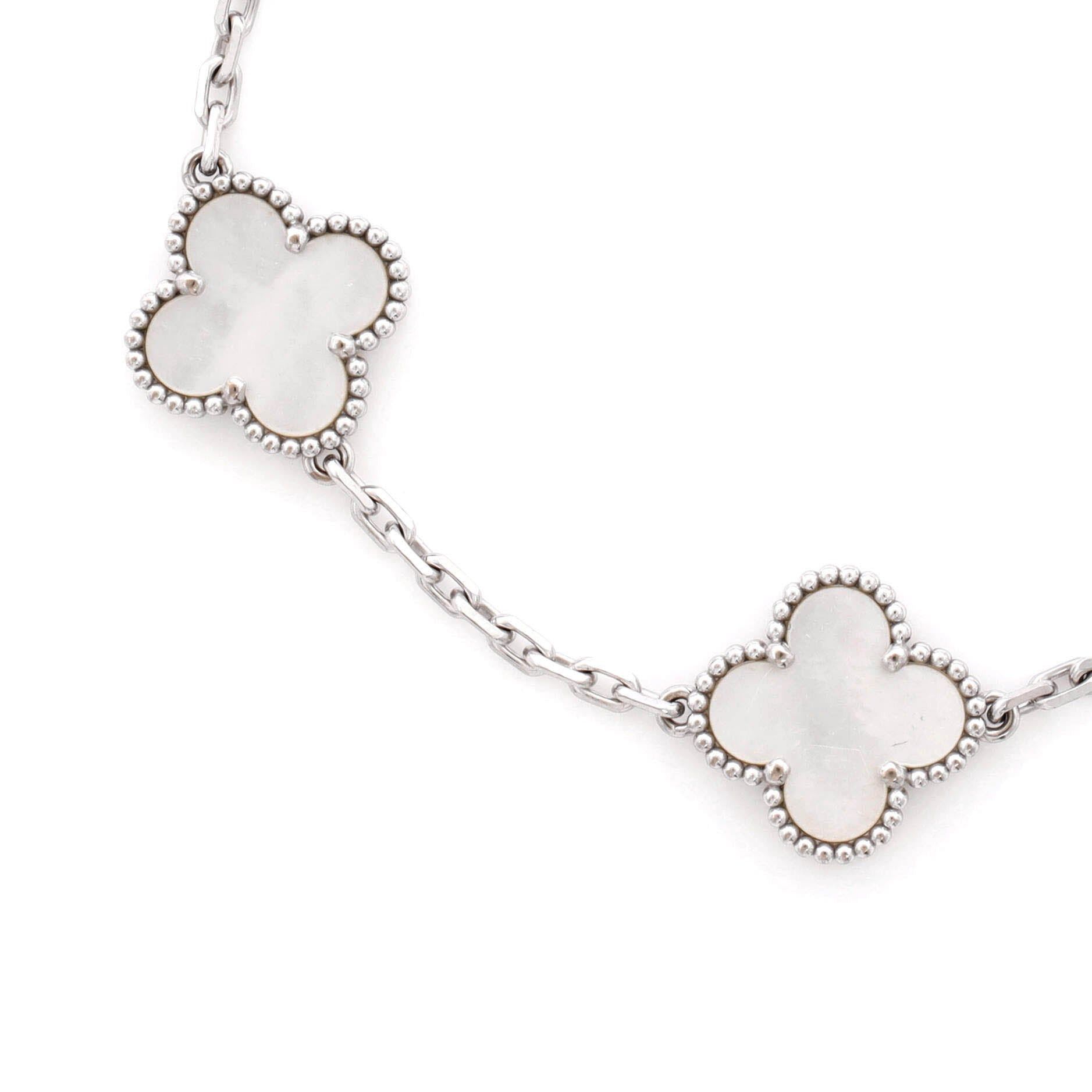 Van Cleef & Arpels Vintage Alhambra 5 Motifs Bracelet Size ONE SIZE - 2 Thumbnail