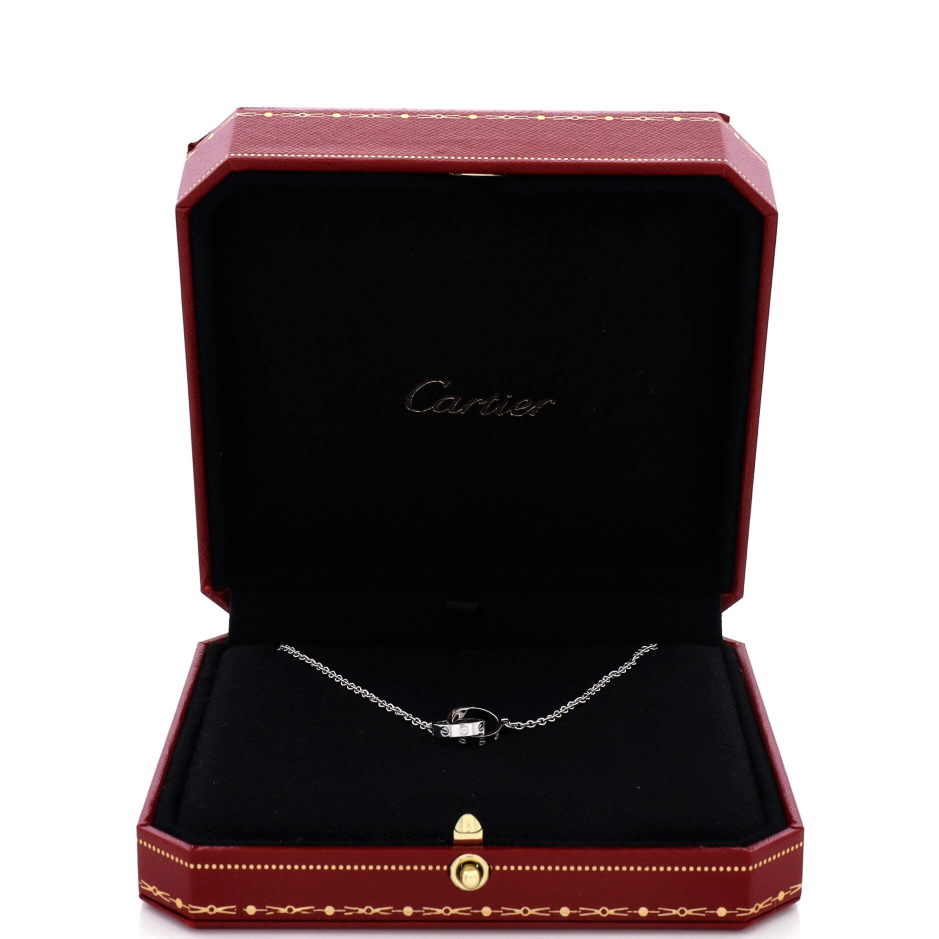 Cartier Love Interlocking Necklace Size ONE SIZE - 2 Thumbnail