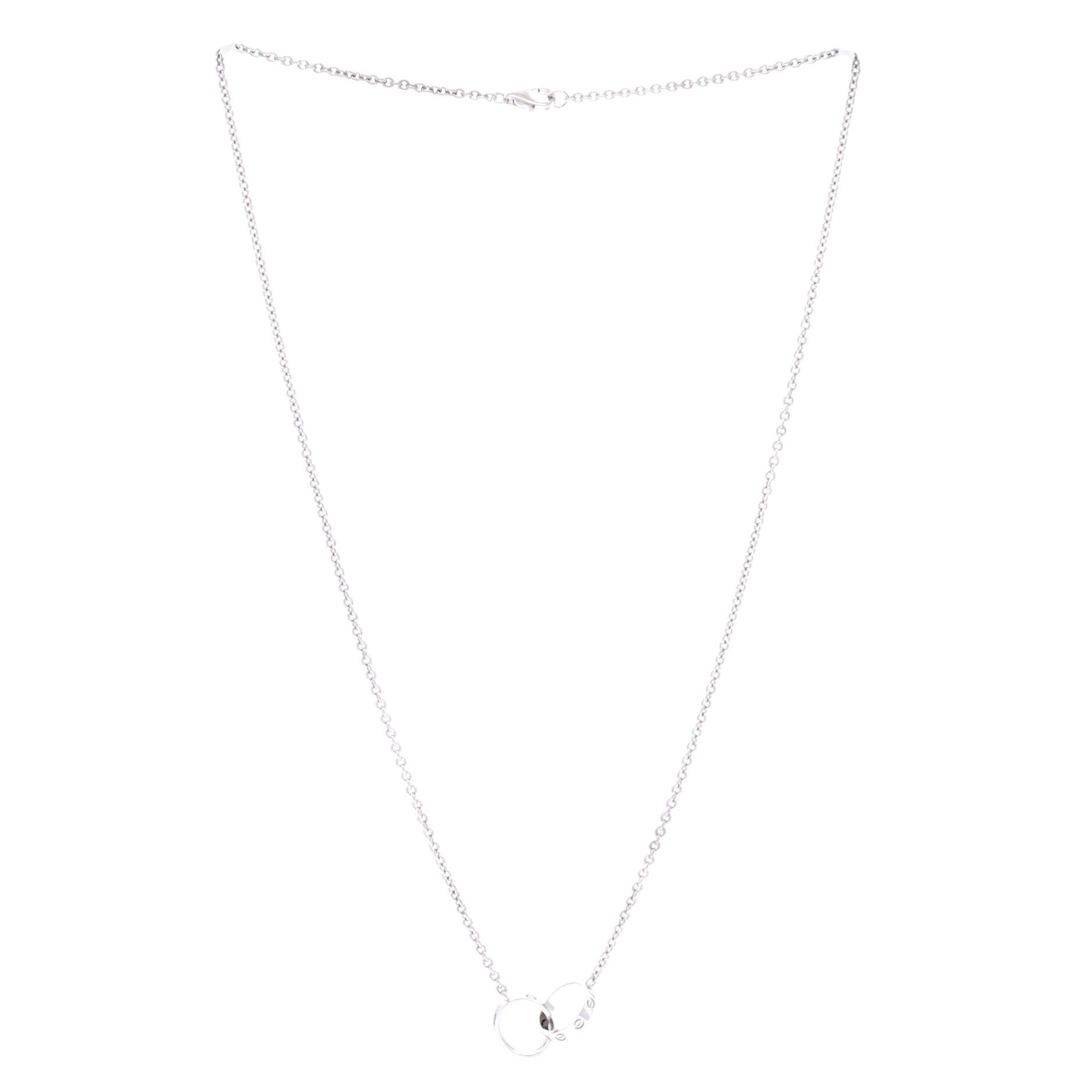 Cartier Love Interlocking Necklace Size ONE SIZE - 3 Thumbnail