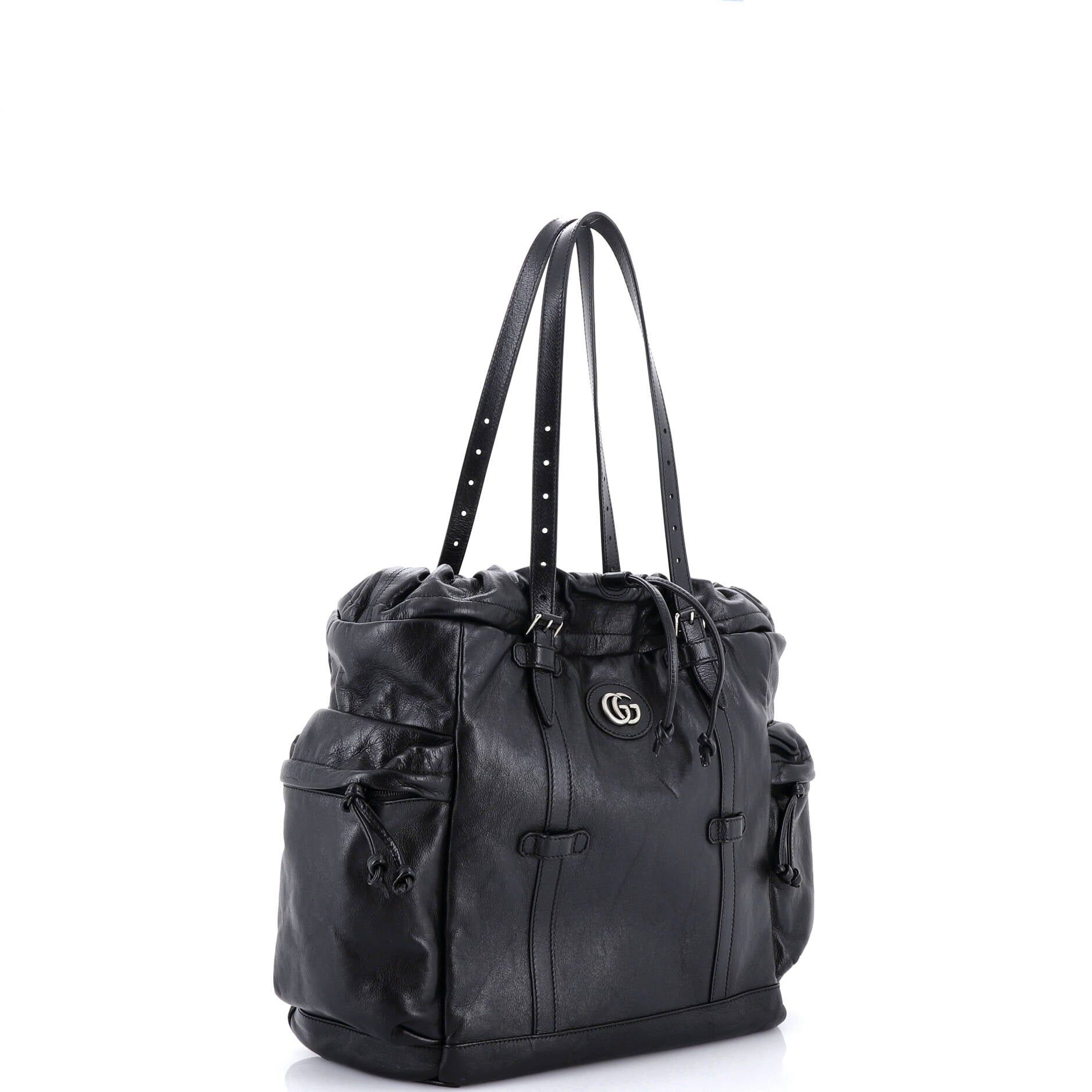 Gucci Tonal GG Drawstring Tote Size ONE SIZE - 2 Thumbnail