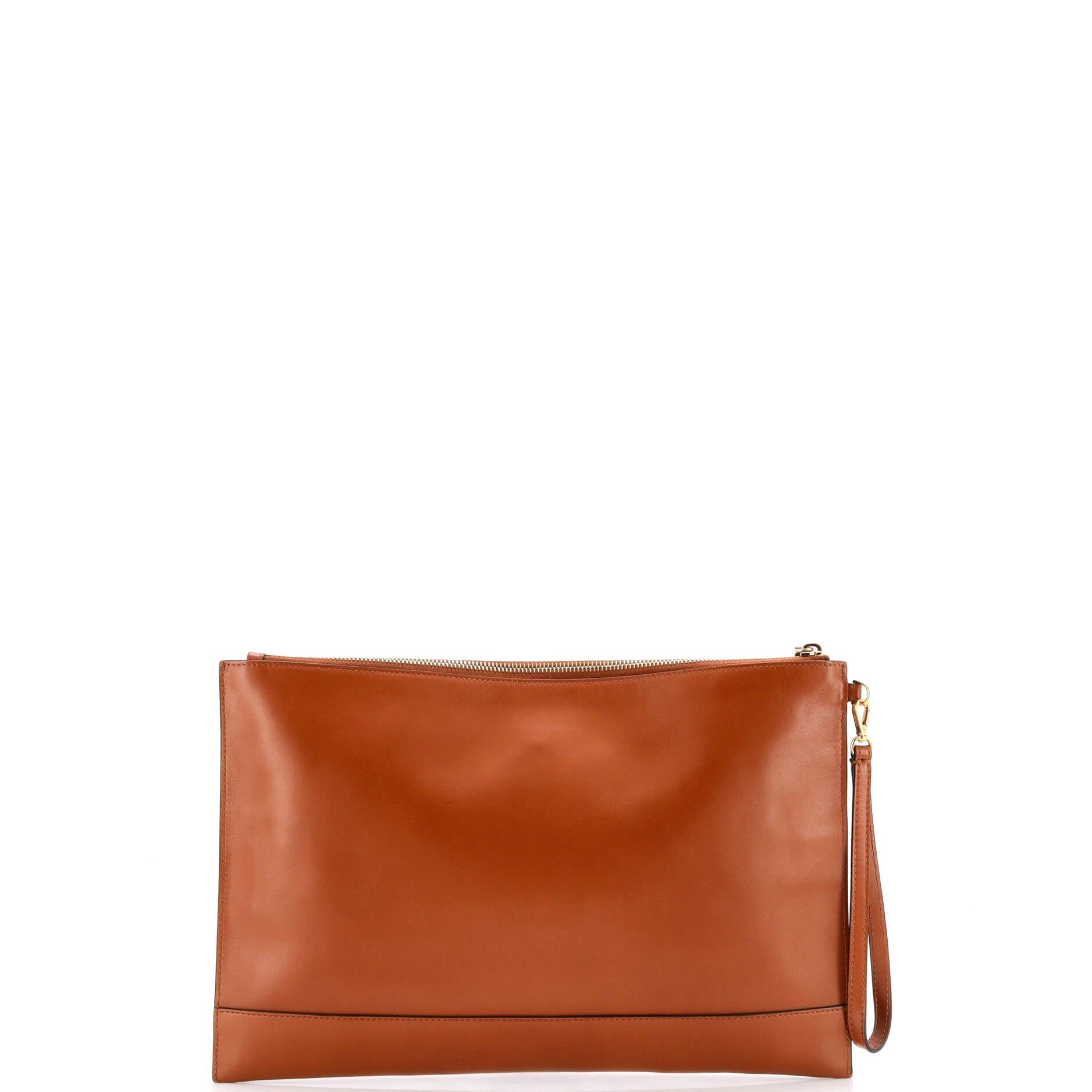 Fendi Logo Flat Wristlet Pouch Size ONE SIZE - 3 Thumbnail