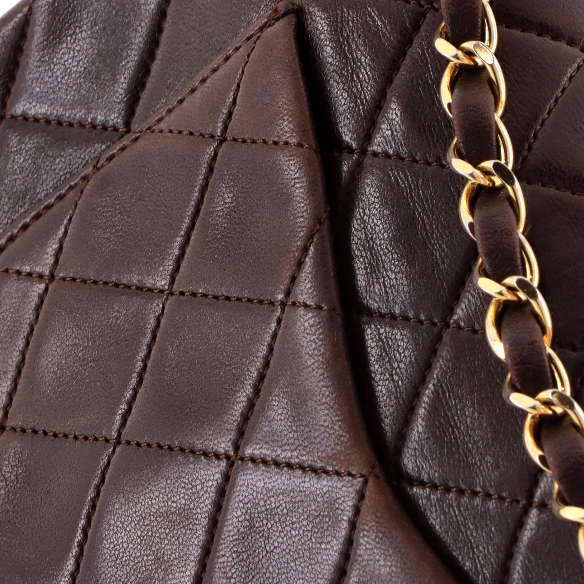 Chanel Vintage Classic Double Flap Bag Size ONE SIZE - 7 Thumbnail