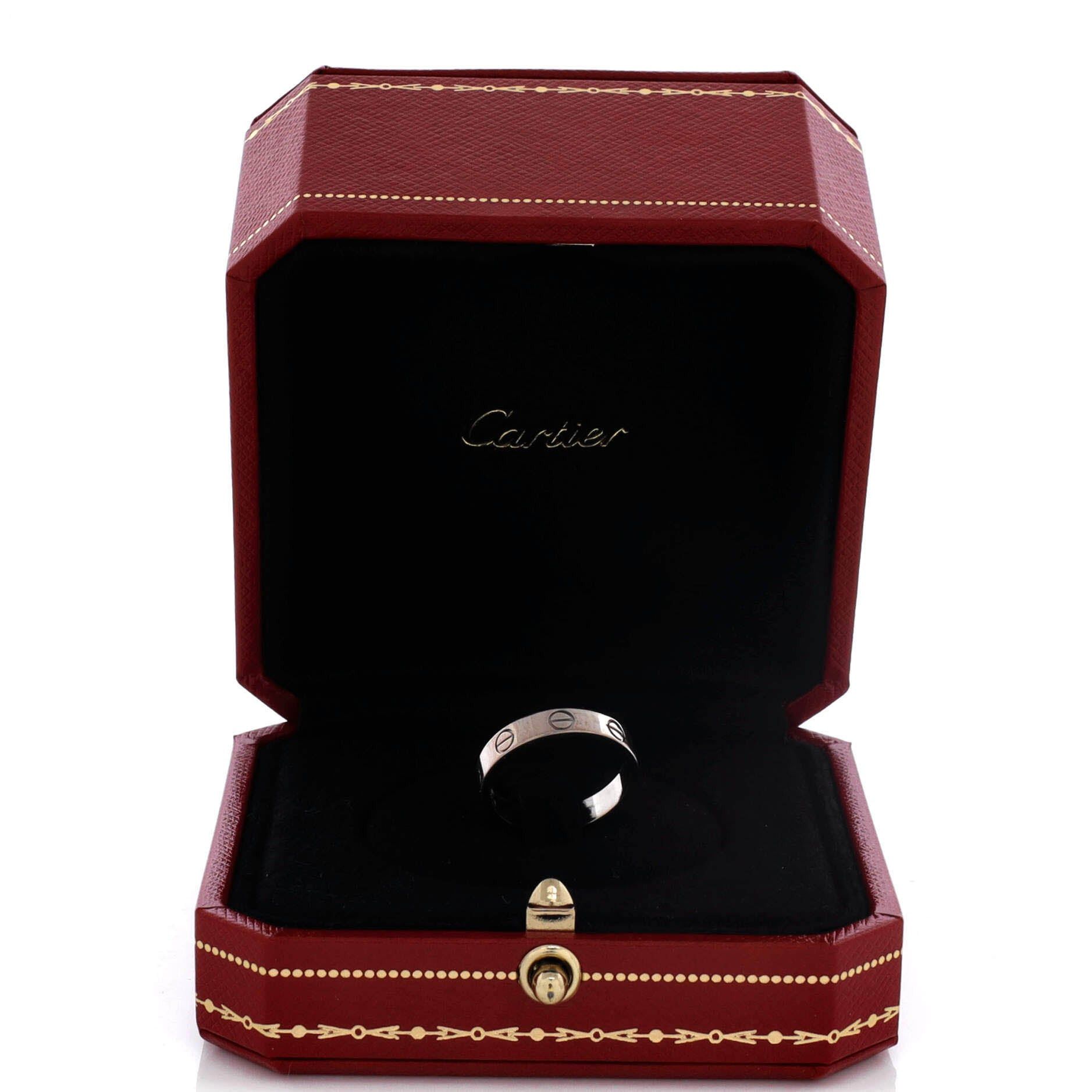 Cartier Love Wedding Band Ring Size ONE SIZE - 2 Thumbnail
