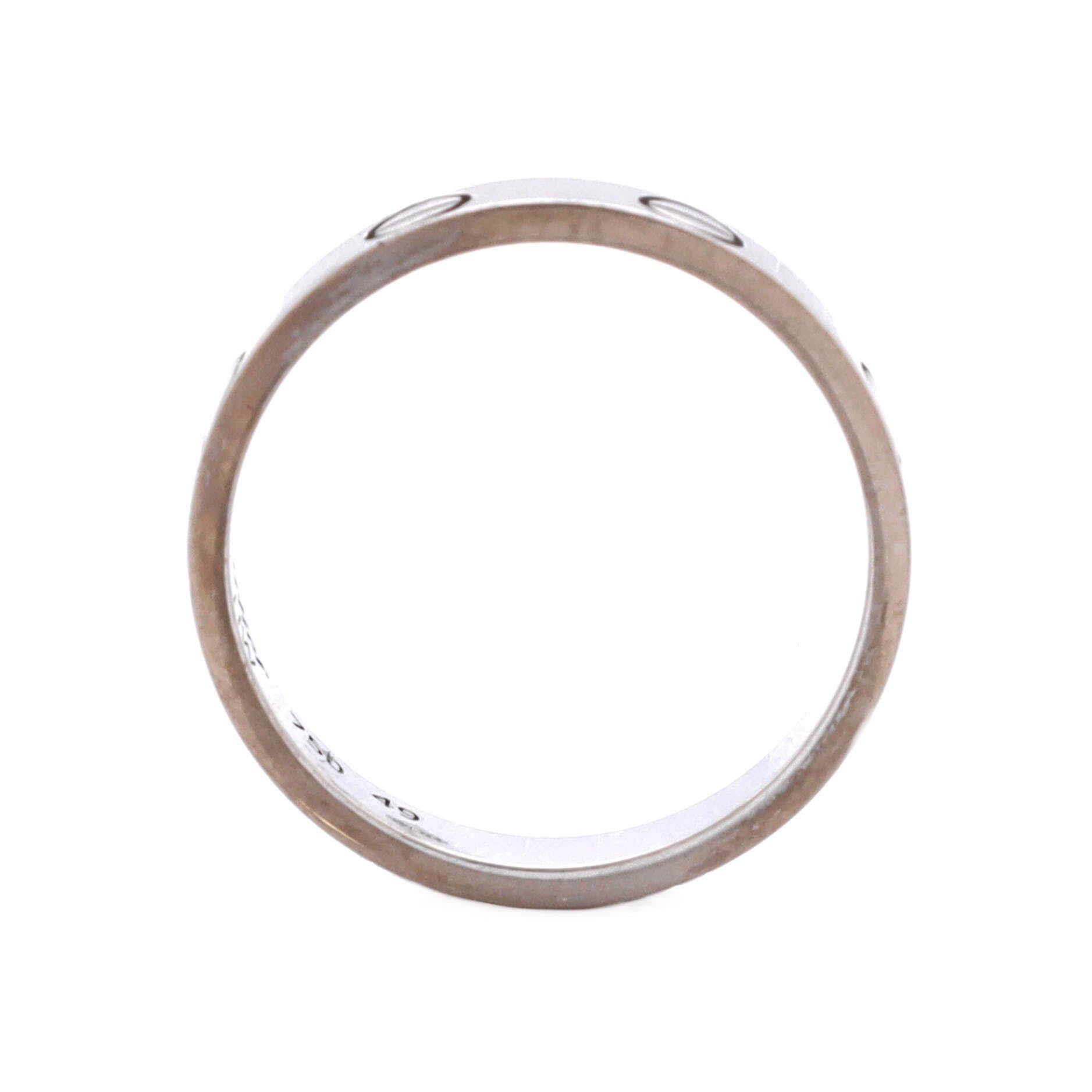 Cartier Love Wedding Band Ring Size ONE SIZE - 3 Thumbnail