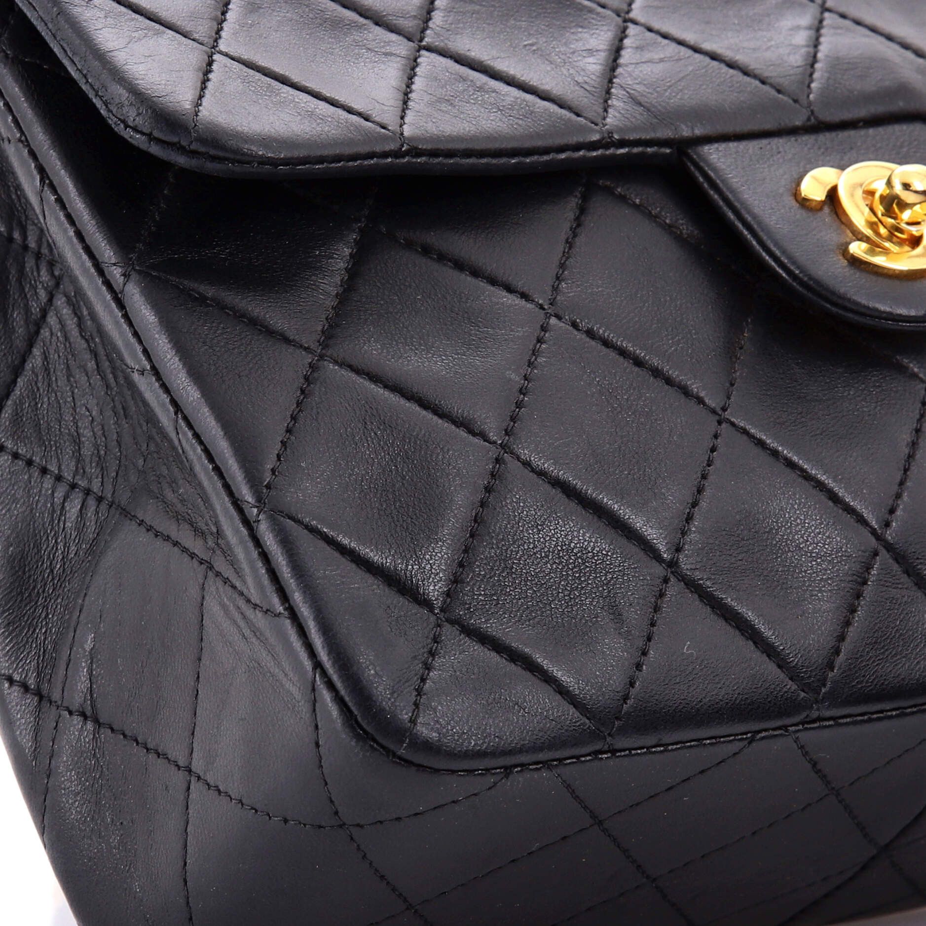 Chanel Vintage Square Classic Flap Bag Size ONE SIZE - 6 Thumbnail
