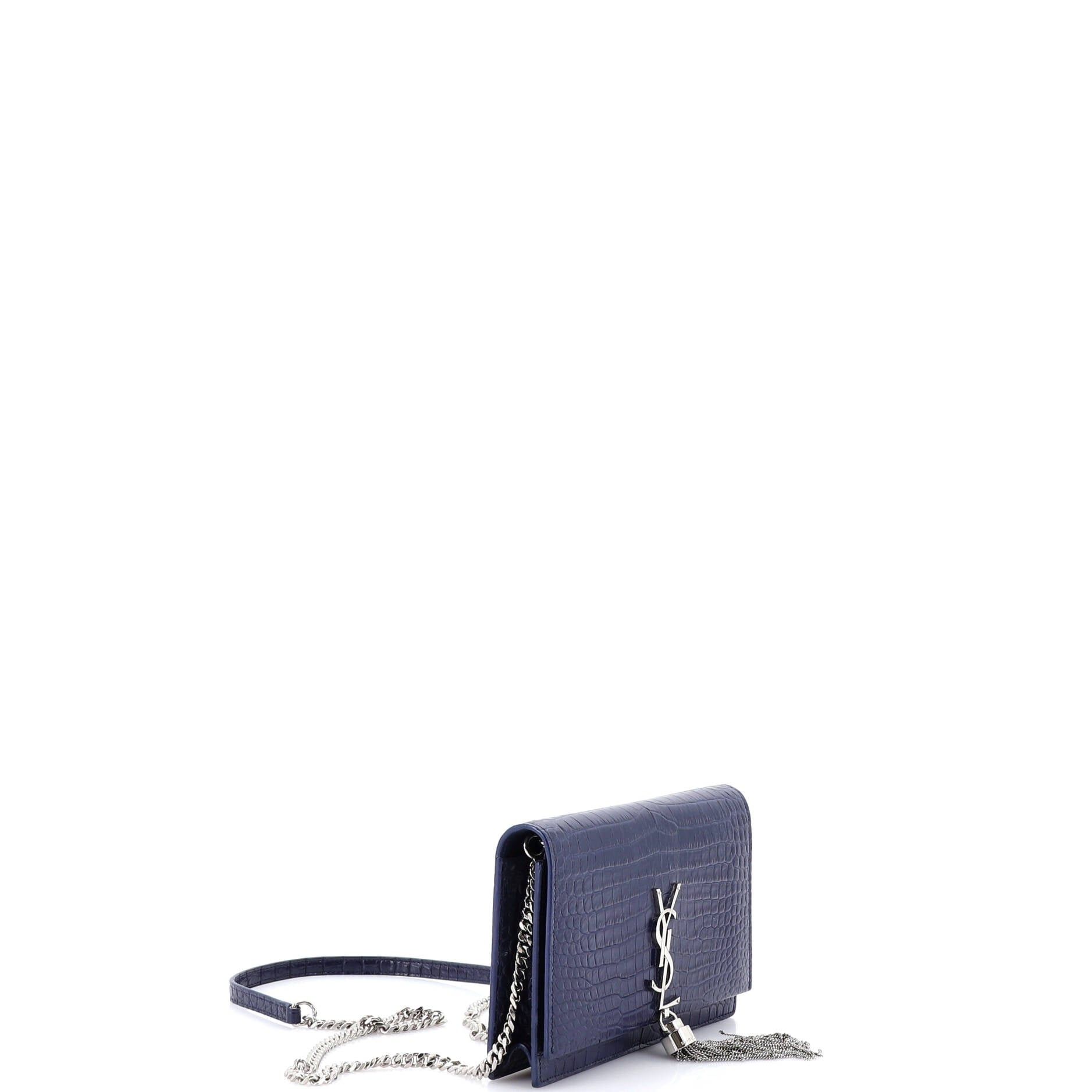 Saint Laurent Paris Classic Monogram Tassel Chain Wallet Size ONE SIZE - 2 Thumbnail