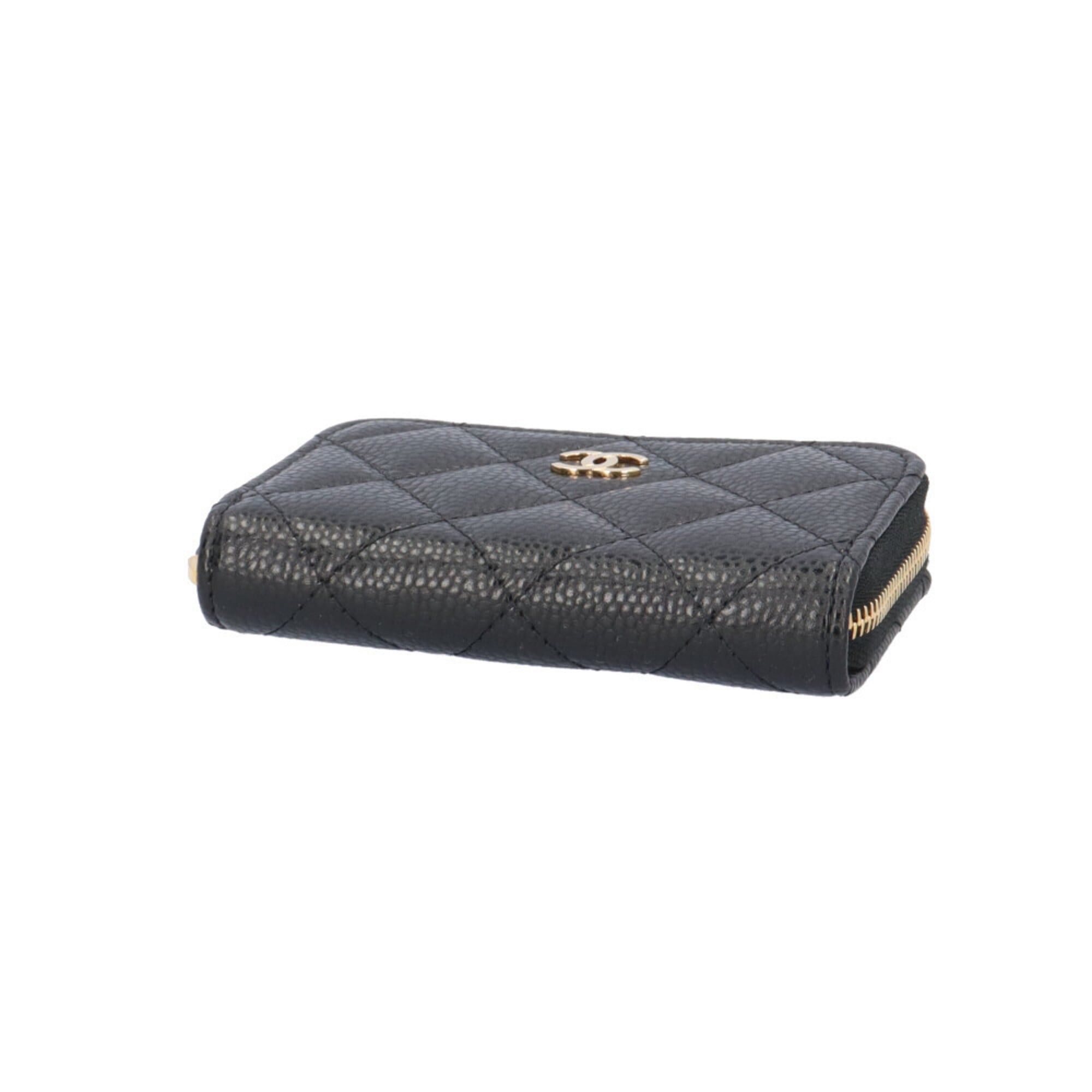 Chanel Chanel Classic Zip Coin Purse Matelassé Wallet/Coin Case Caviar Skin AP0216 Women's CHANEL Size ONE SIZE - 4 Thumbnail