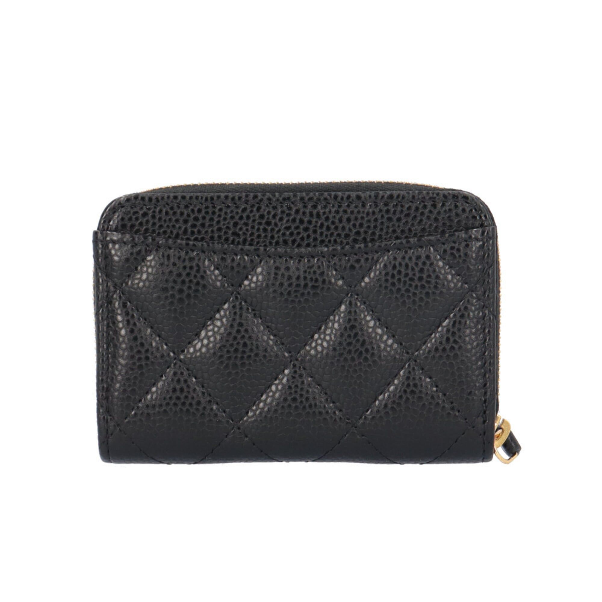 Chanel Chanel Classic Zip Coin Purse Matelassé Wallet/Coin Case Caviar Skin AP0216 Women's CHANEL Size ONE SIZE - 2 Thumbnail