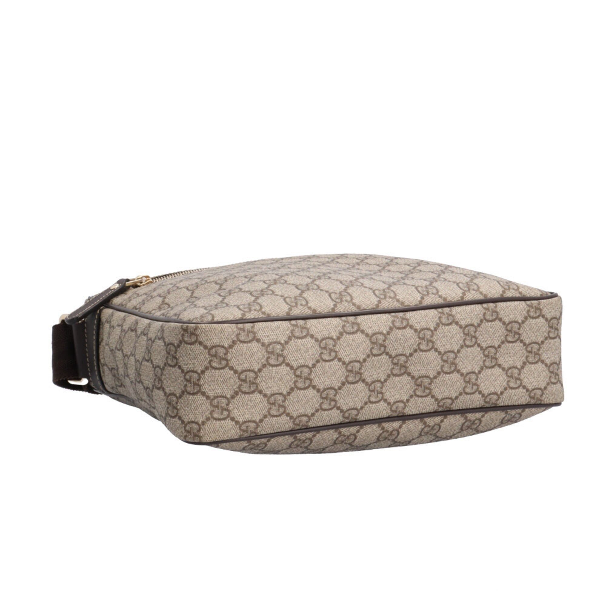 Gucci Gucci Messenger Bag GG Supreme Shoulder Canvas 201448 Brown Men's Women's GUCCI Size ONE SIZE - 5 Thumbnail