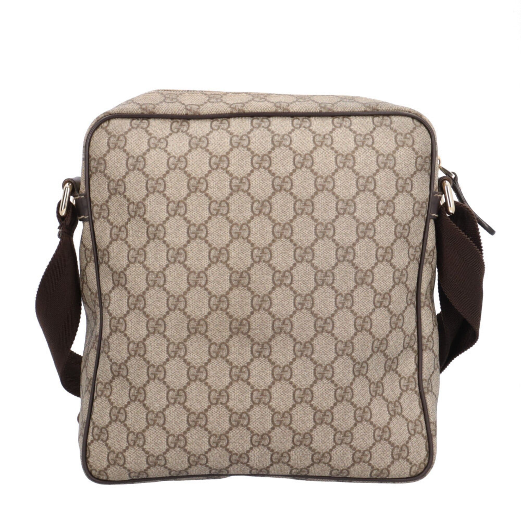Gucci Gucci Messenger Bag GG Supreme Shoulder Canvas 201448 Brown Men's Women's GUCCI Size ONE SIZE - 3 Thumbnail