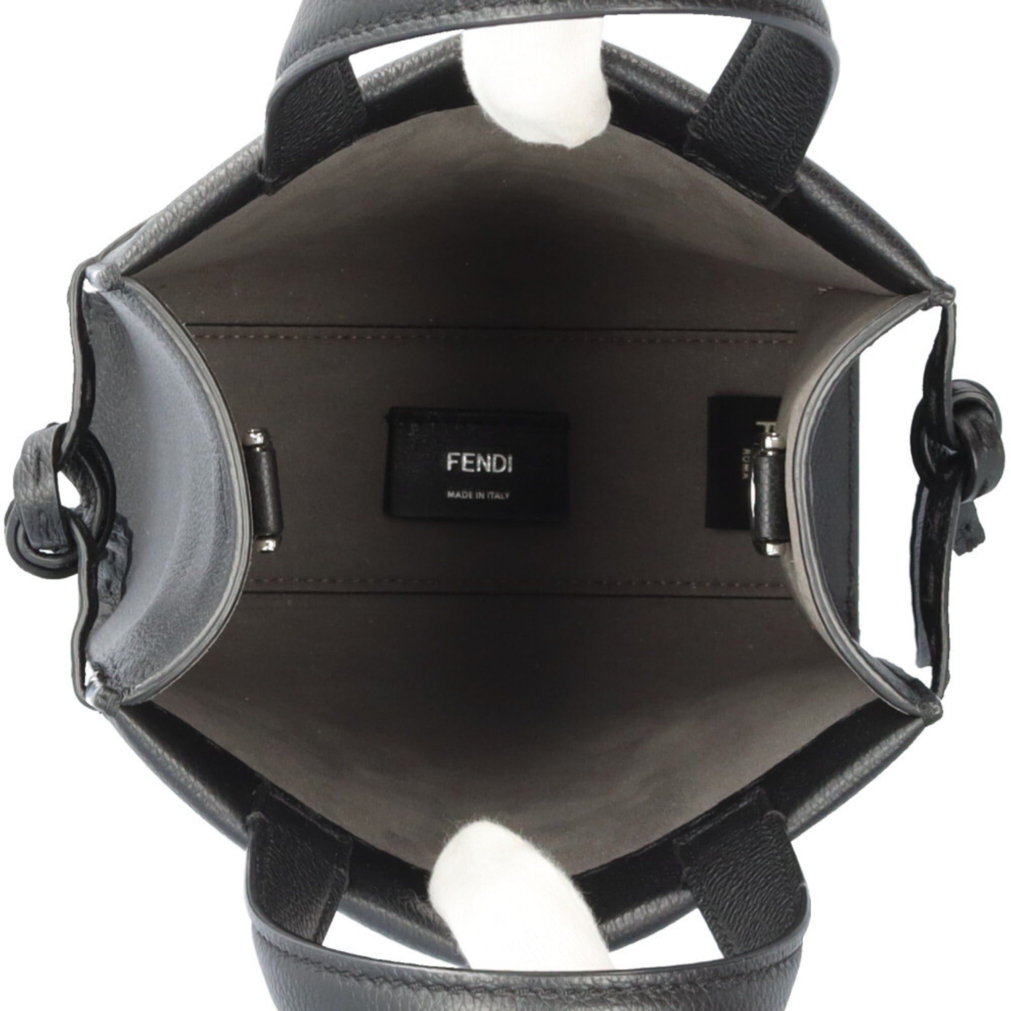 Fendi Fendi Go To Shopper Small Shoulder Bag, Leather 7VA584, Black, Men's & Women's, FENDI 2-way Size ONE SIZE - 6 Thumbnail