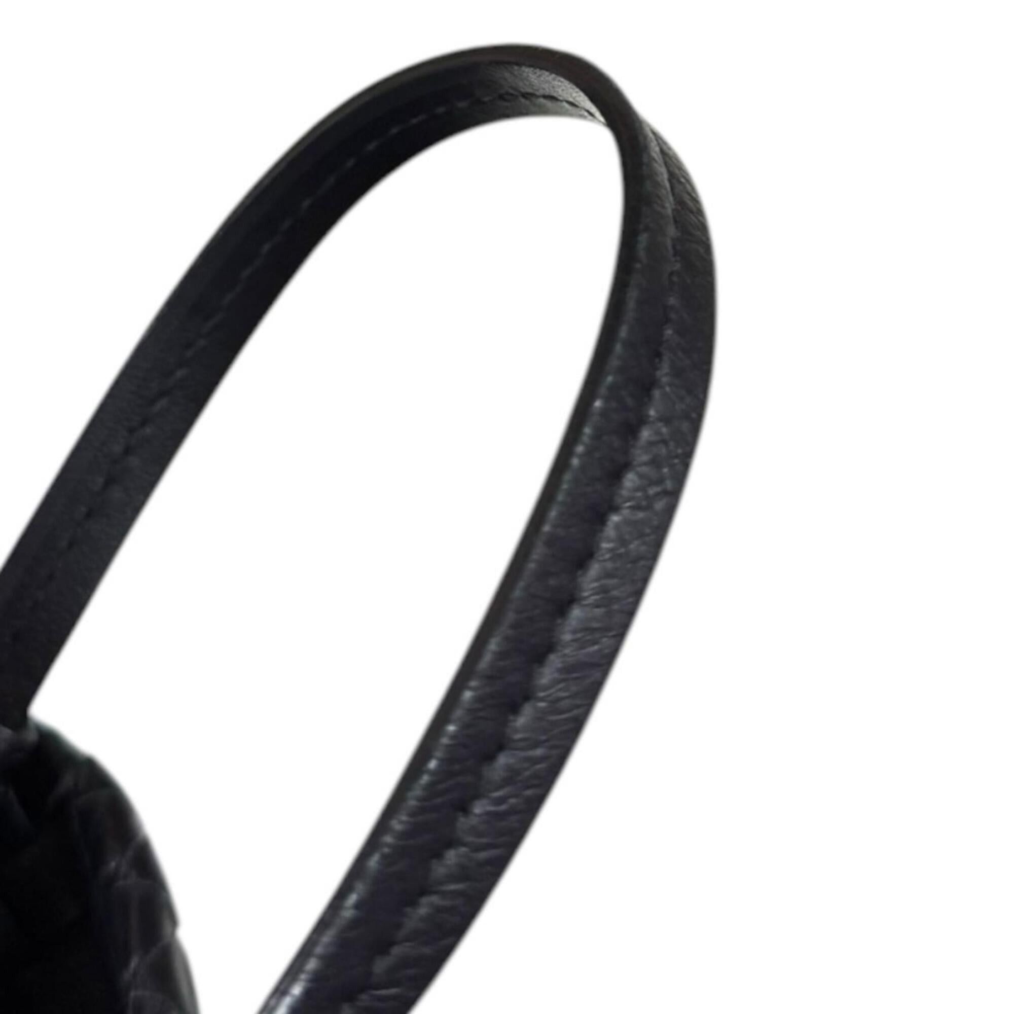 Bottega Veneta Bottega Veneta Intrecciato Shoulder Bag, Leather, Black, Women's, BOTTEGAVENETA, 2-way Size ONE SIZE - 12 Thumbnail