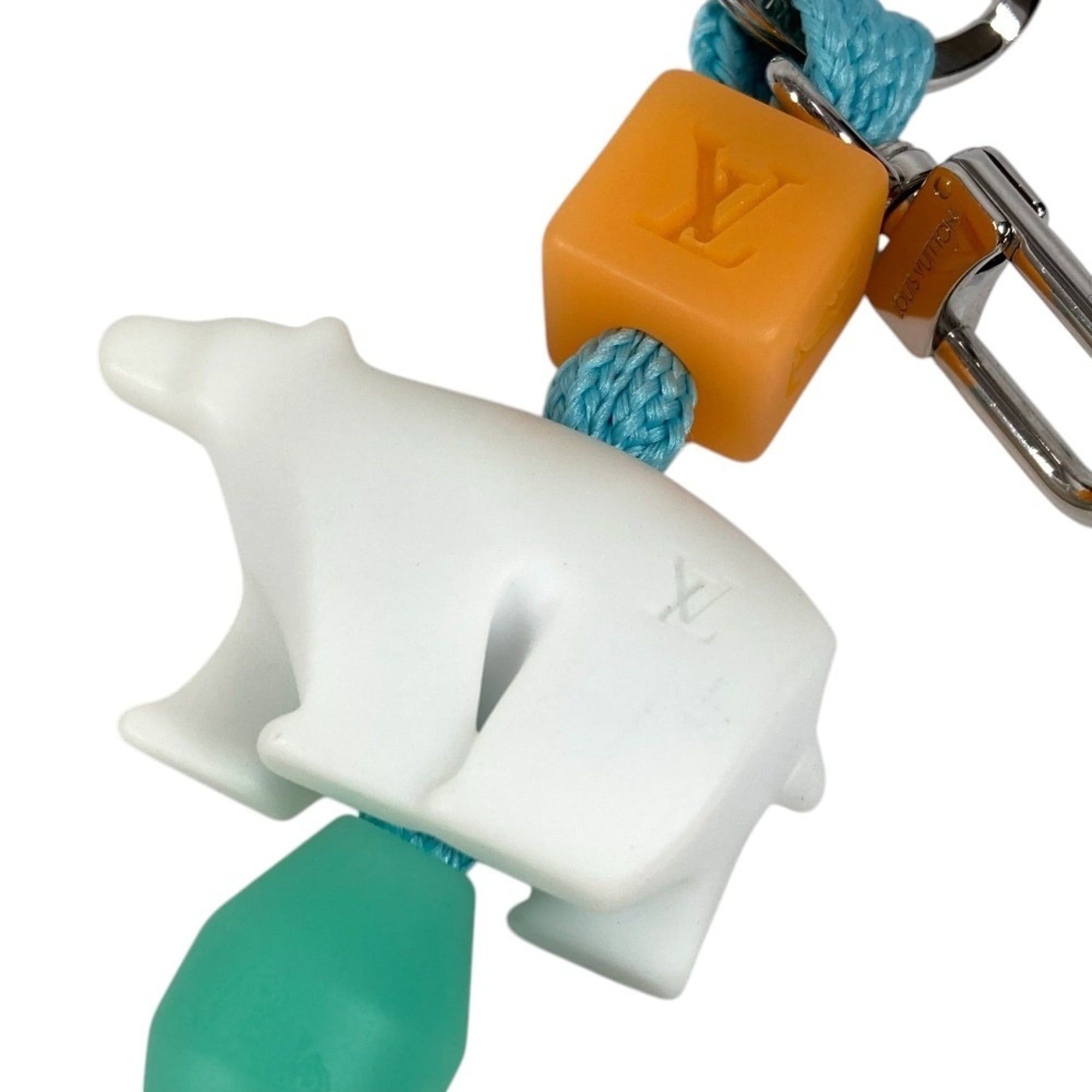 Louis Vuitton LOUIS VUITTON M02290 Monogram LV Play Polar Bear Bag Accessory Charm Keychain Resin Men's Women's White Size ONE SIZE - 9 Thumbnail
