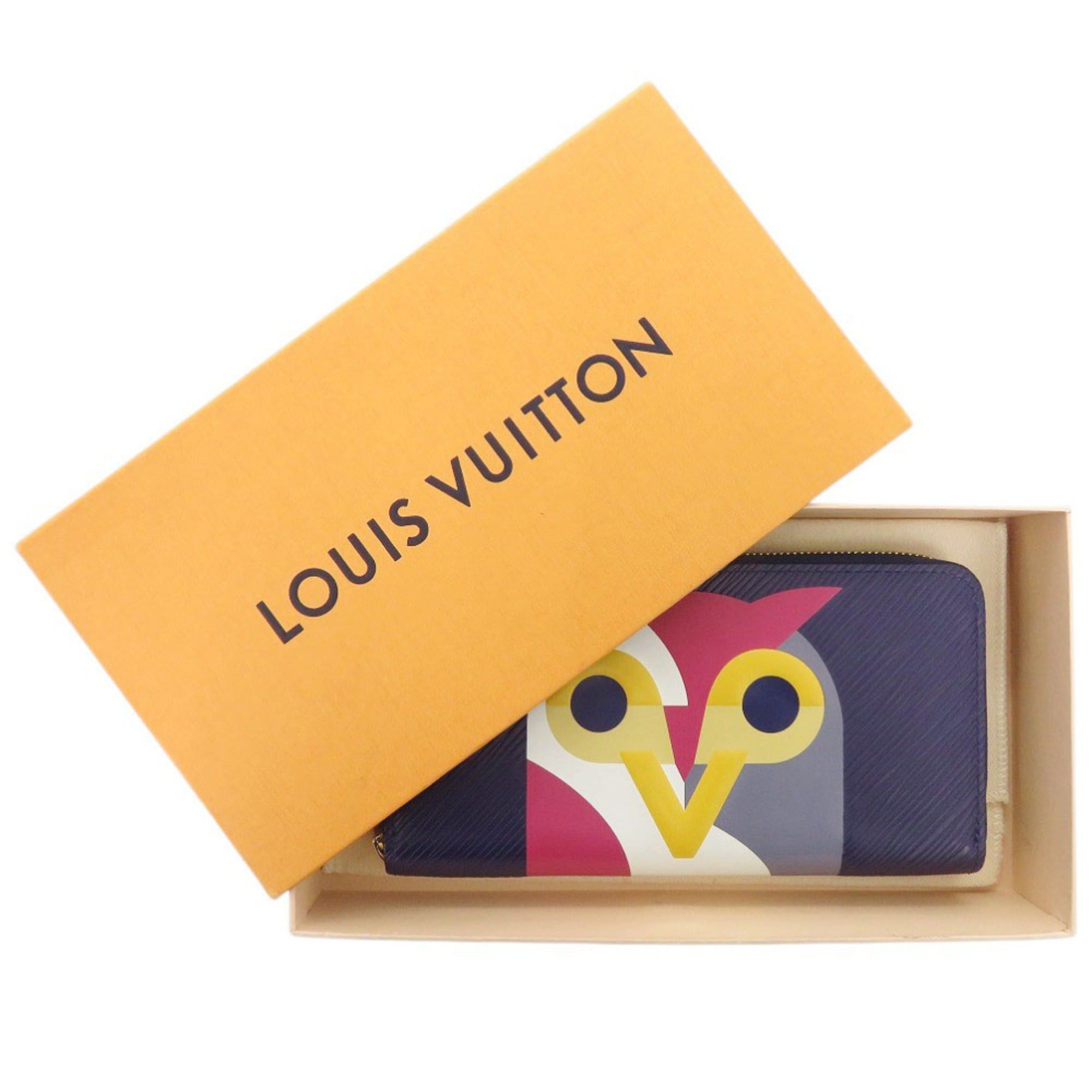 Louis Vuitton Louis Vuitton Zippy Wallet Epi Owl M42558 Purple Long LV 1853 LOUIS VUITTON Size ONE SIZE - 2 Thumbnail