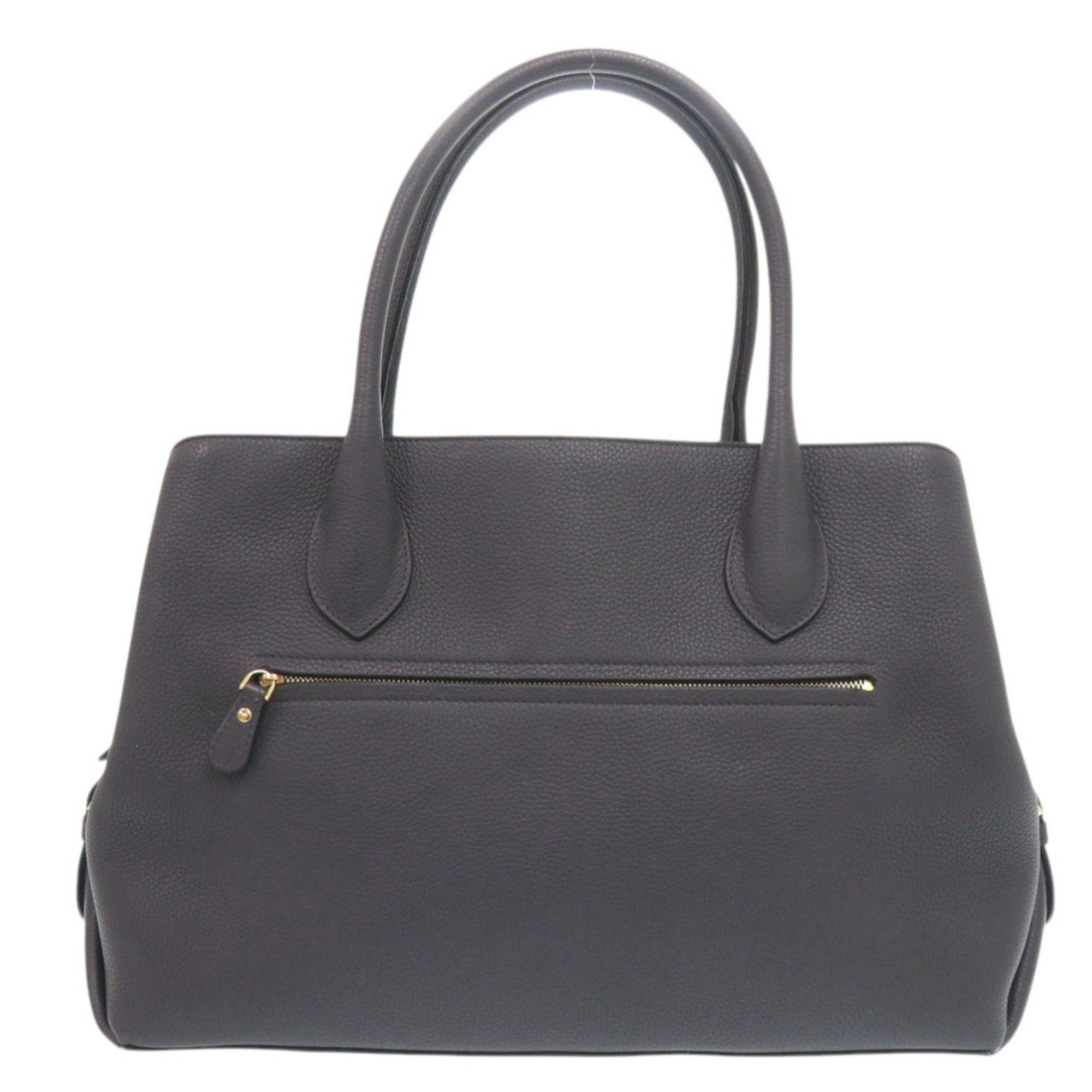 Salvatore Ferragamo Salvatore Ferragamo Leather Grey Tote Bag 0194 Size ONE SIZE - 2 Thumbnail
