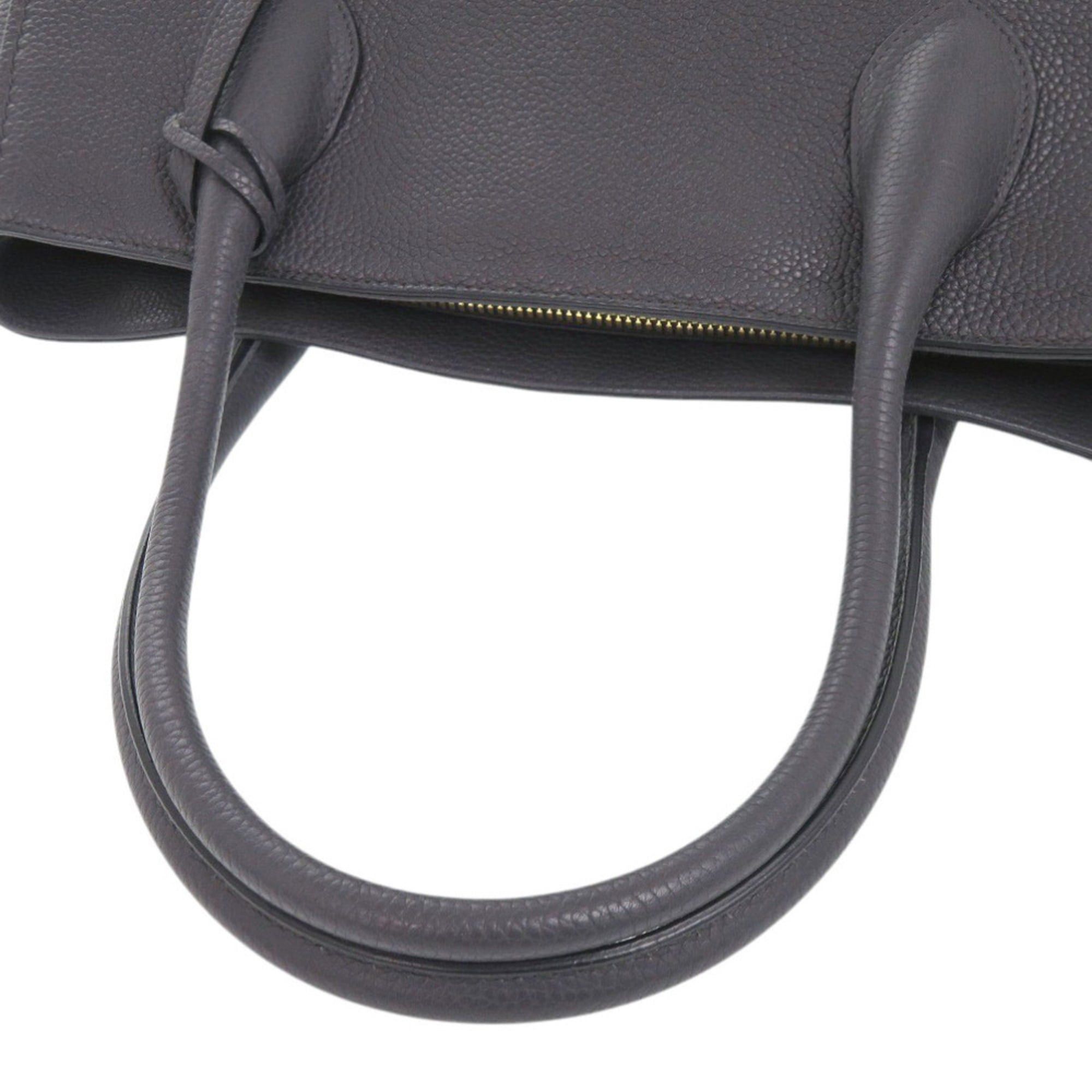 Salvatore Ferragamo Salvatore Ferragamo Leather Grey Tote Bag 0194 Size ONE SIZE - 5 Thumbnail