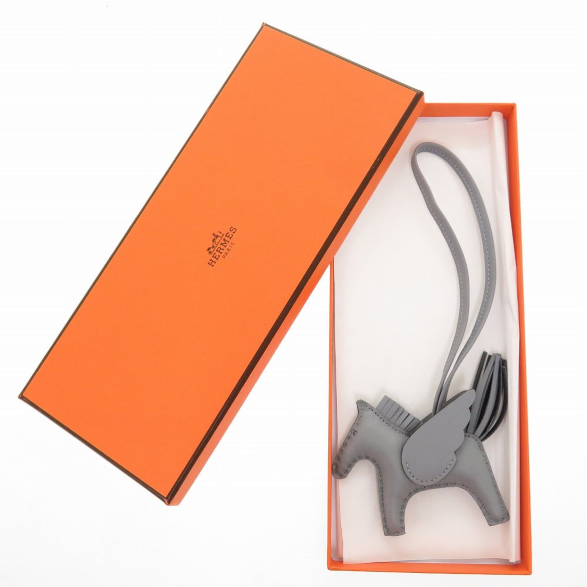 Hermes Hermes Rodeo Pegasus PM Agneau Milo Gris Pantin K stamp (2025 production) Accessory Bag Charm 0873HERMES Size ONE SIZE - 2 Thumbnail