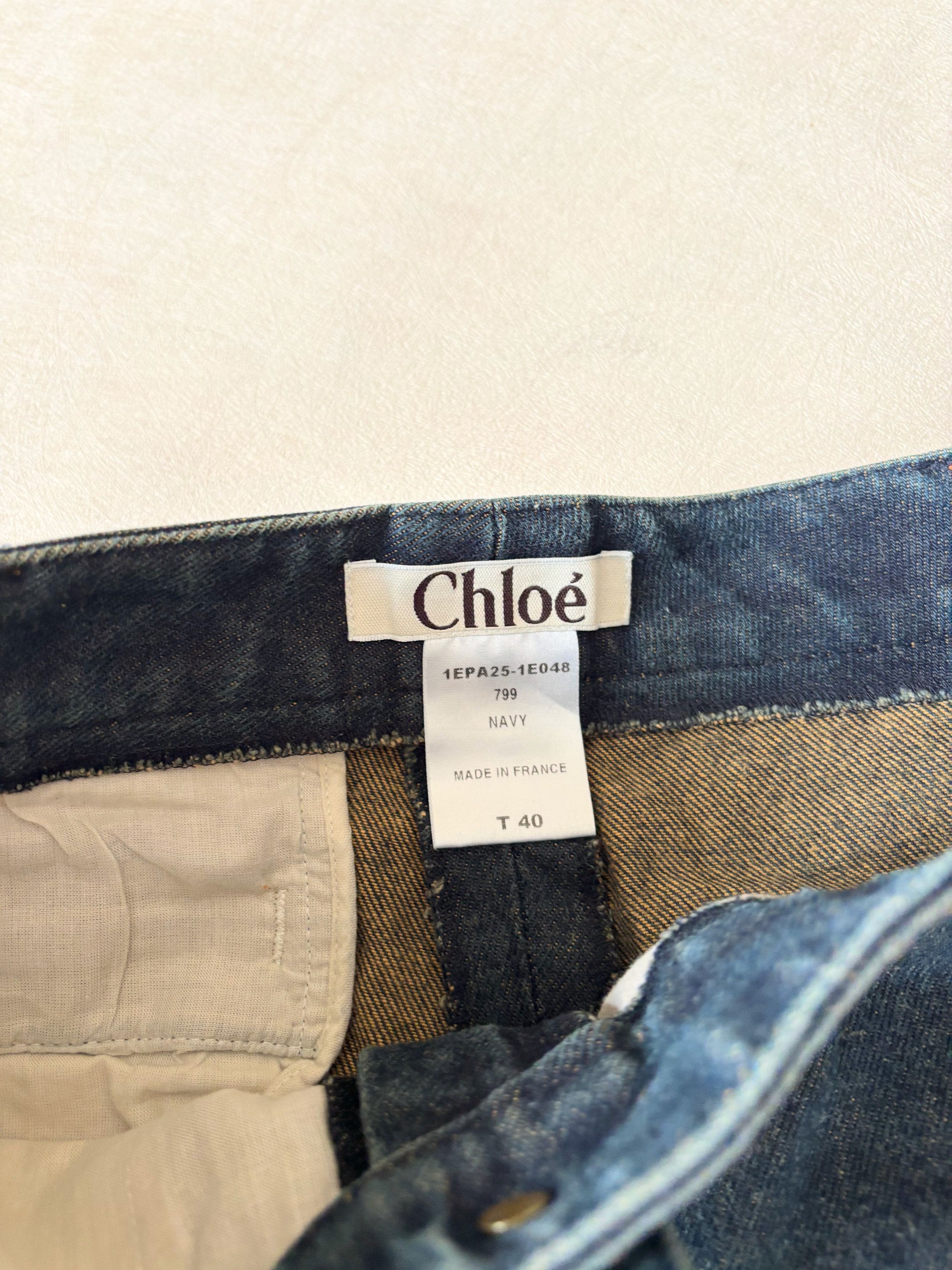 Chloe CHLOÉ Jean Cheval Brodé Size 27" / US 4 / IT 40 - 7 Thumbnail