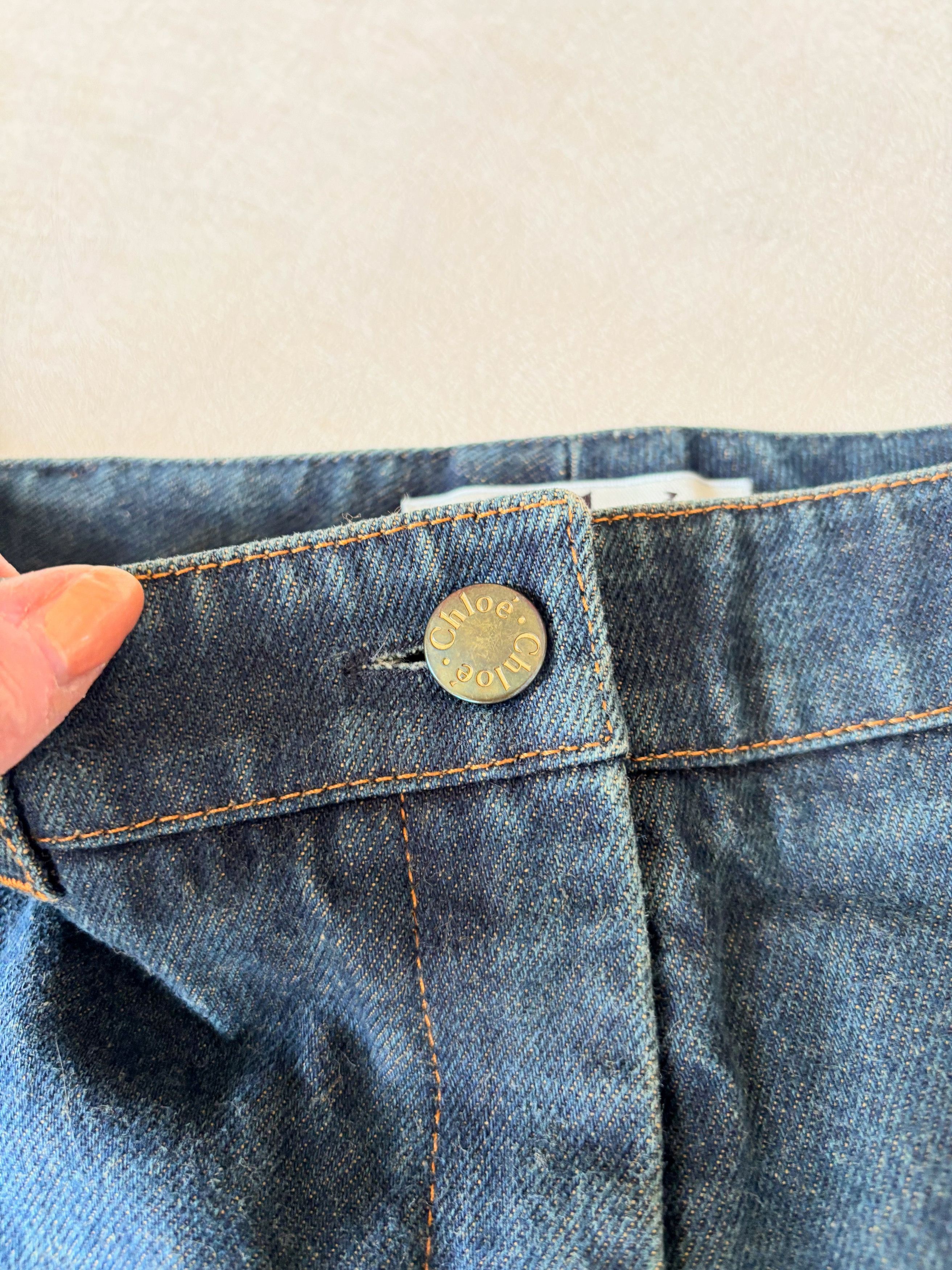 Chloe CHLOÉ Jean Cheval Brodé Size 27" / US 4 / IT 40 - 6 Thumbnail