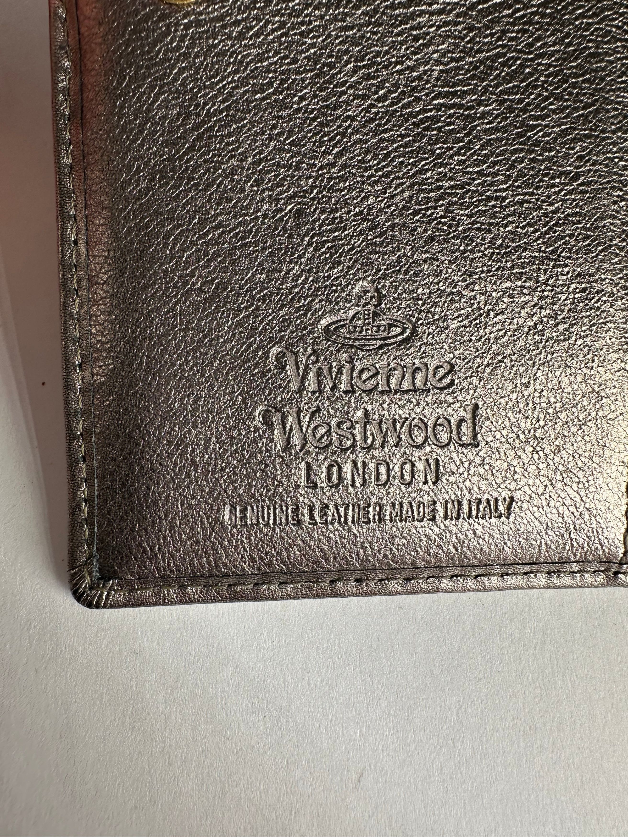 Vivienne Westwood Vintage Leather Wallet Silver Size ONE SIZE - 4 Thumbnail
