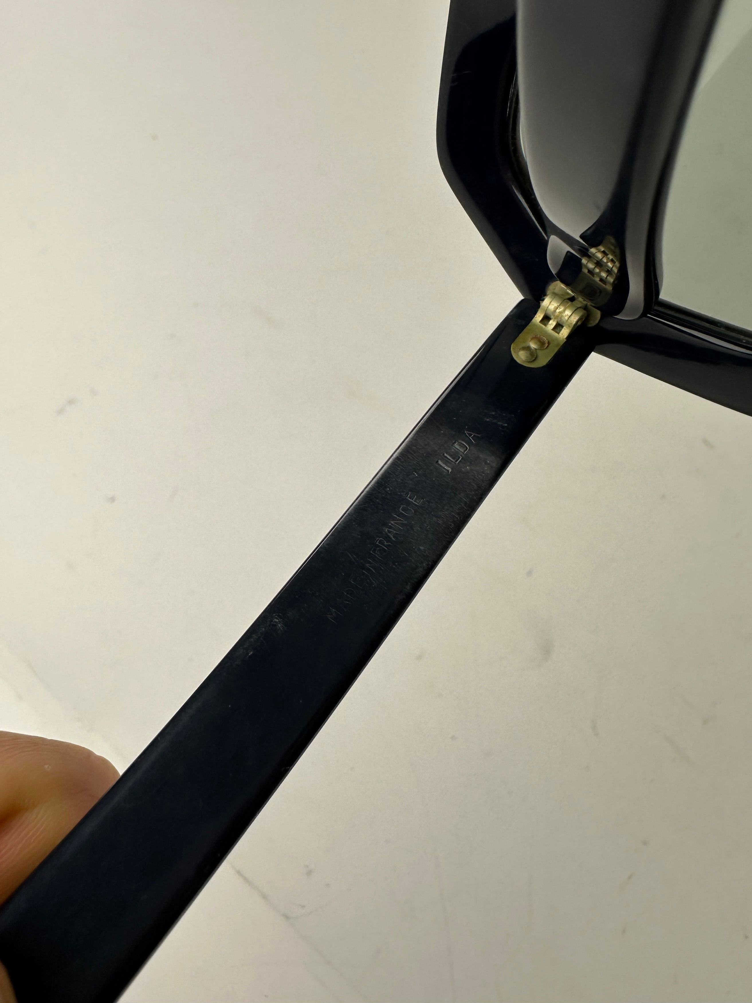 Givenchy Vintage Oberd Sunglasses Black Blue Size ONE SIZE - 4 Thumbnail