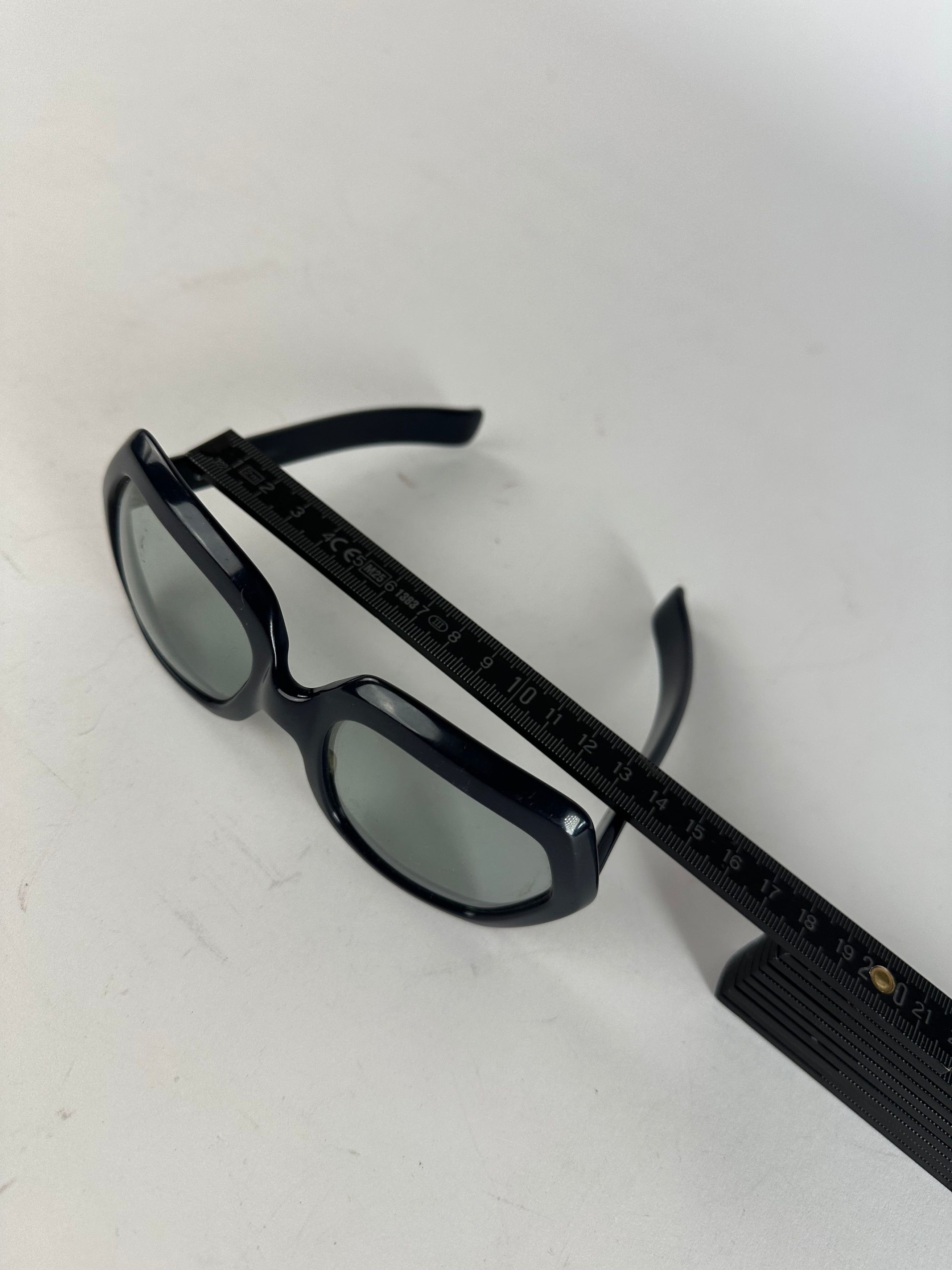 Givenchy Vintage Oberd Sunglasses Black Blue Size ONE SIZE - 6 Thumbnail