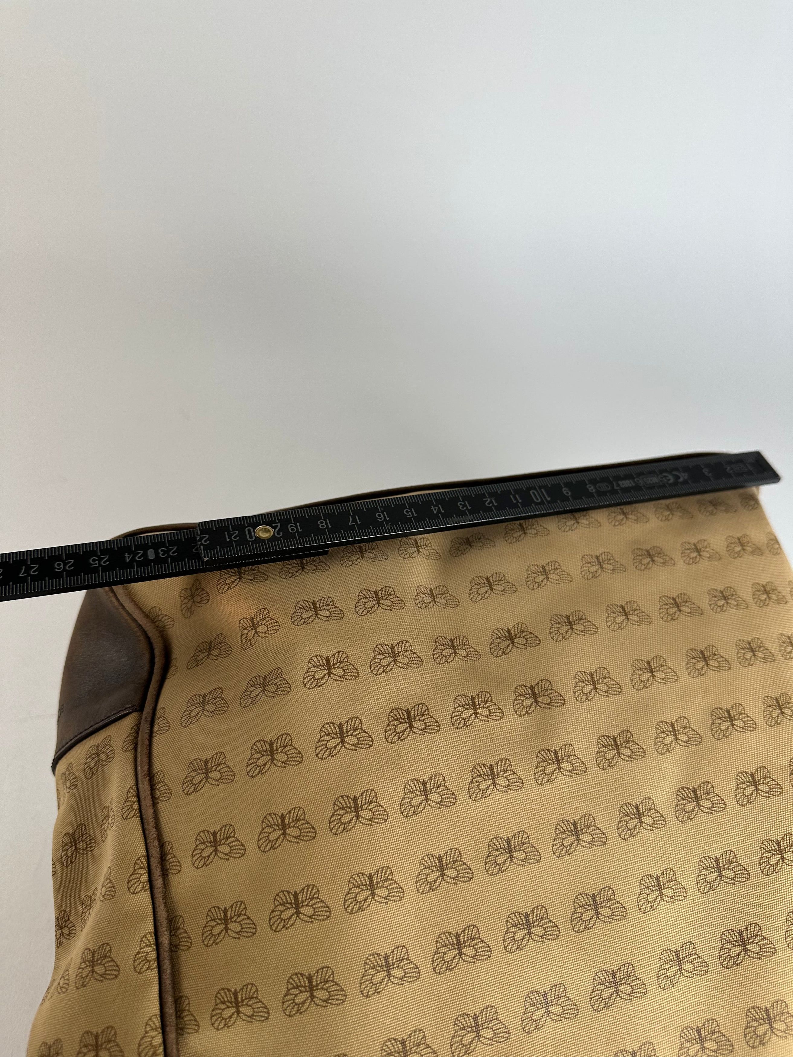 Bottega Veneta Vintage Butterfly Monogram Tote Bag Camel Brown Size ONE SIZE - 11 Thumbnail