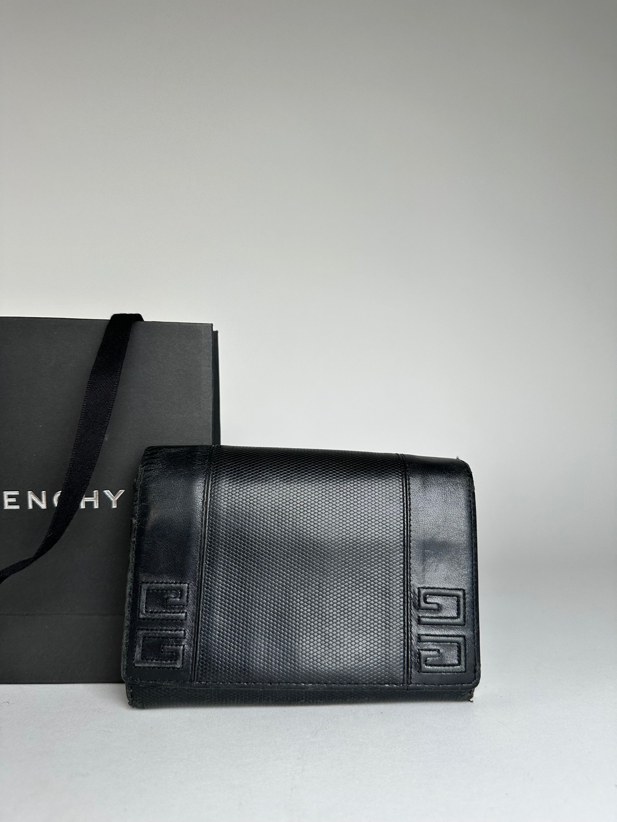 Givenchy Vintage Leather Wallet Black Size ONE SIZE - 8 Thumbnail